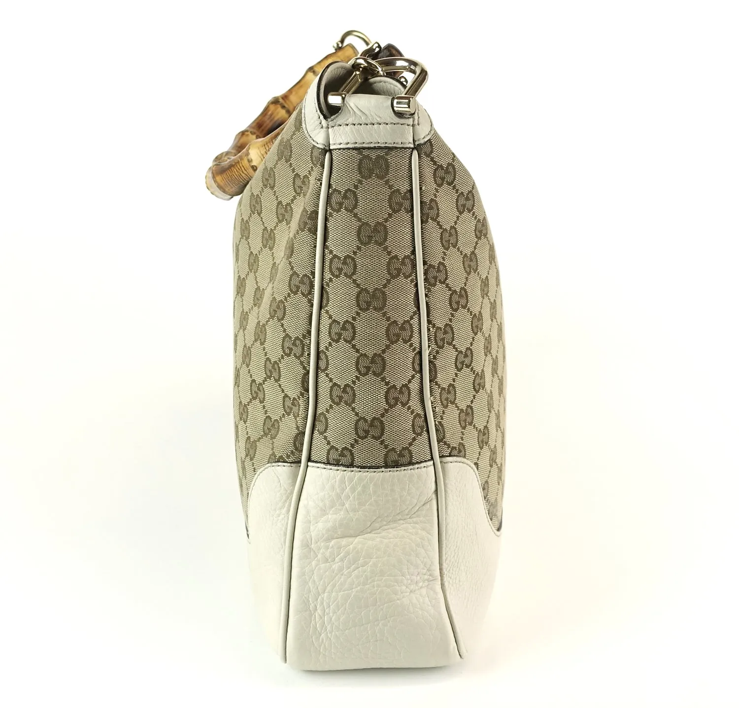 Diana Monogram Canvas Bamboo Handle Bag with Strap