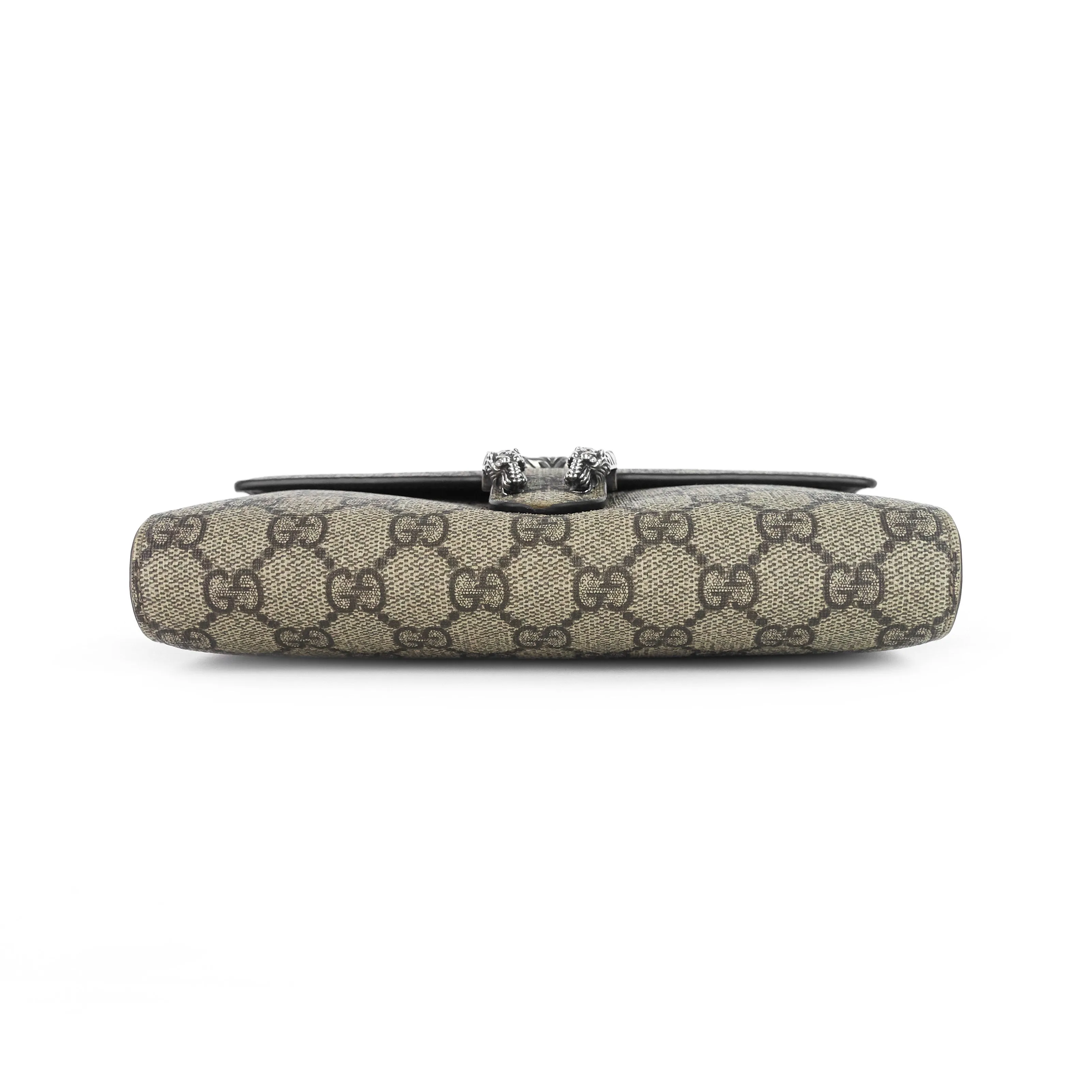 Dionysus GG Coated Canvas Chain Wallet Bag