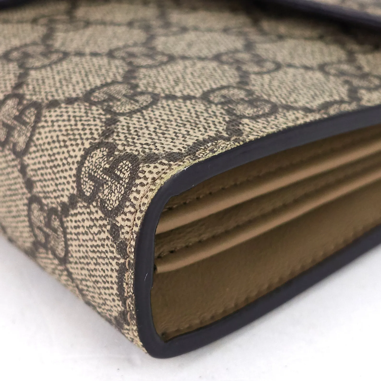 Dionysus GG Supreme Canvas Chain Wallet Bag