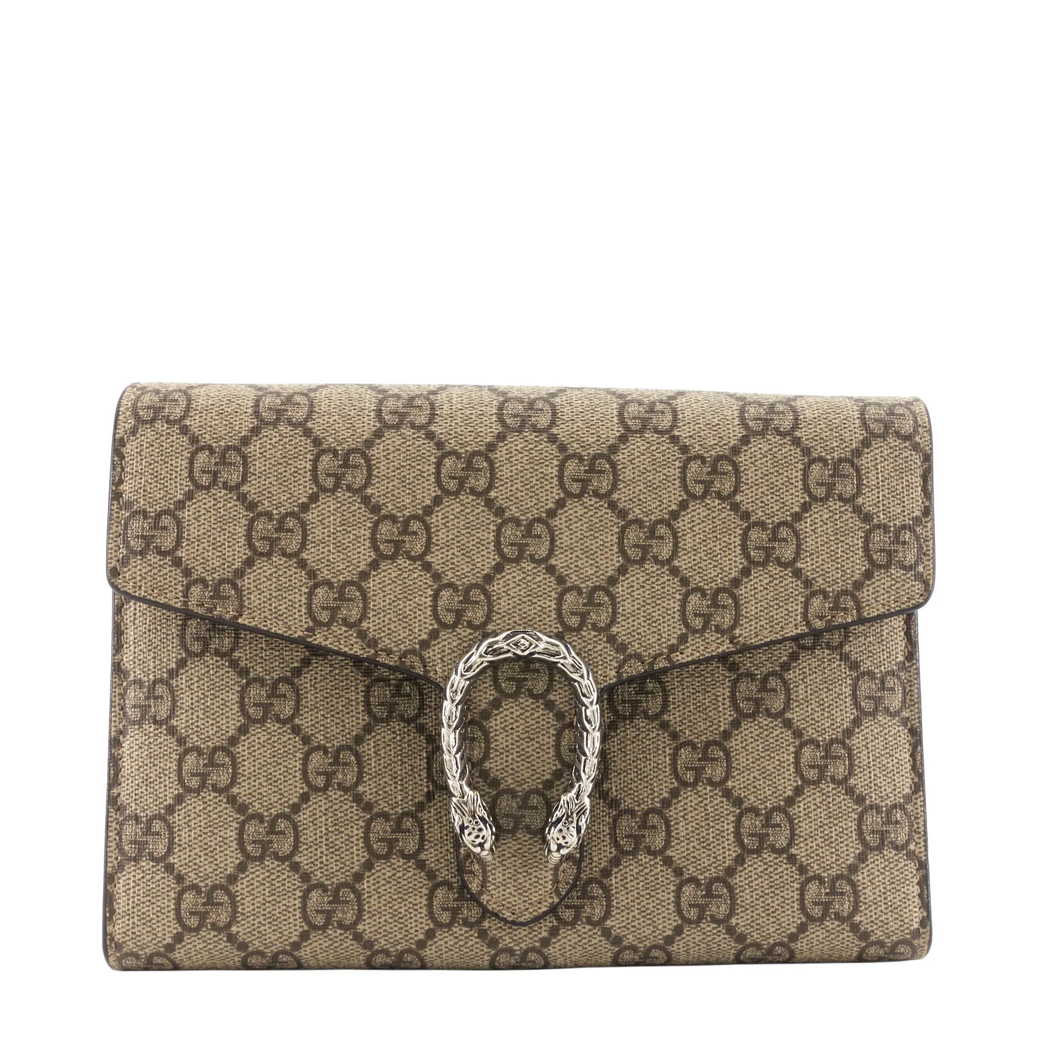 Dionysus GG Supreme Canvas Chain Wallet Bag