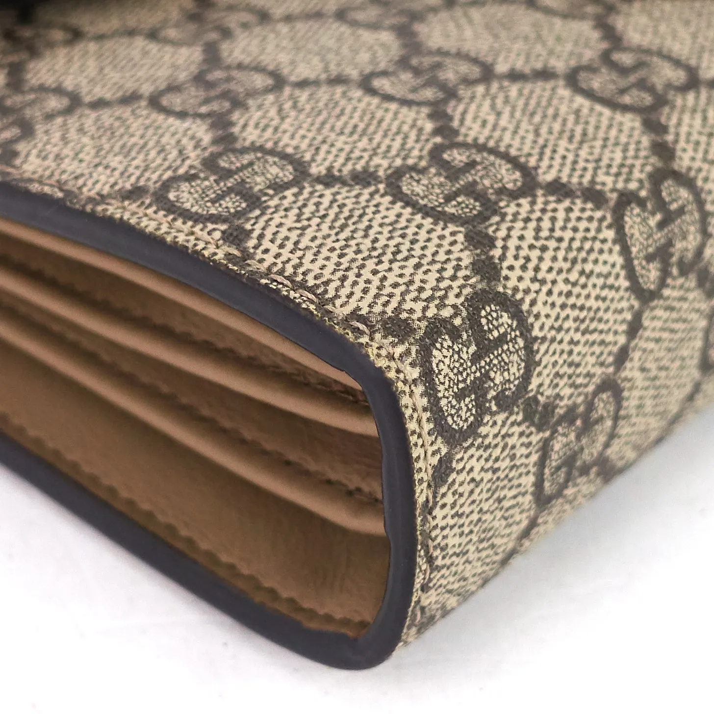Dionysus GG Supreme Canvas Chain Wallet Bag
