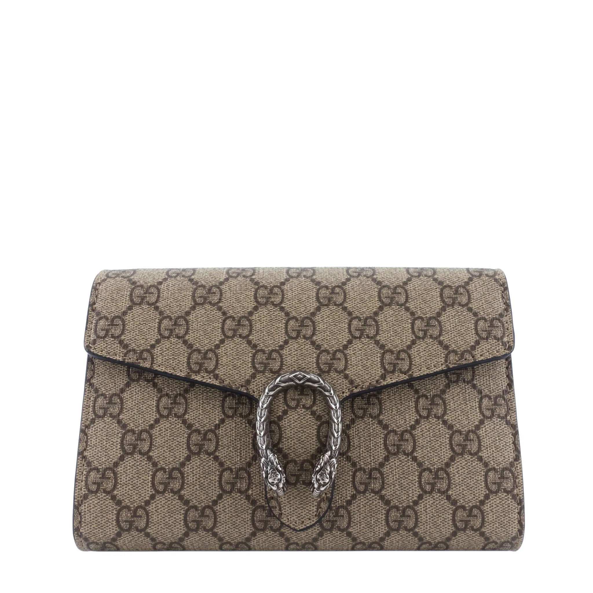 Dionysus GG Supreme Canvas Wallet on Chain