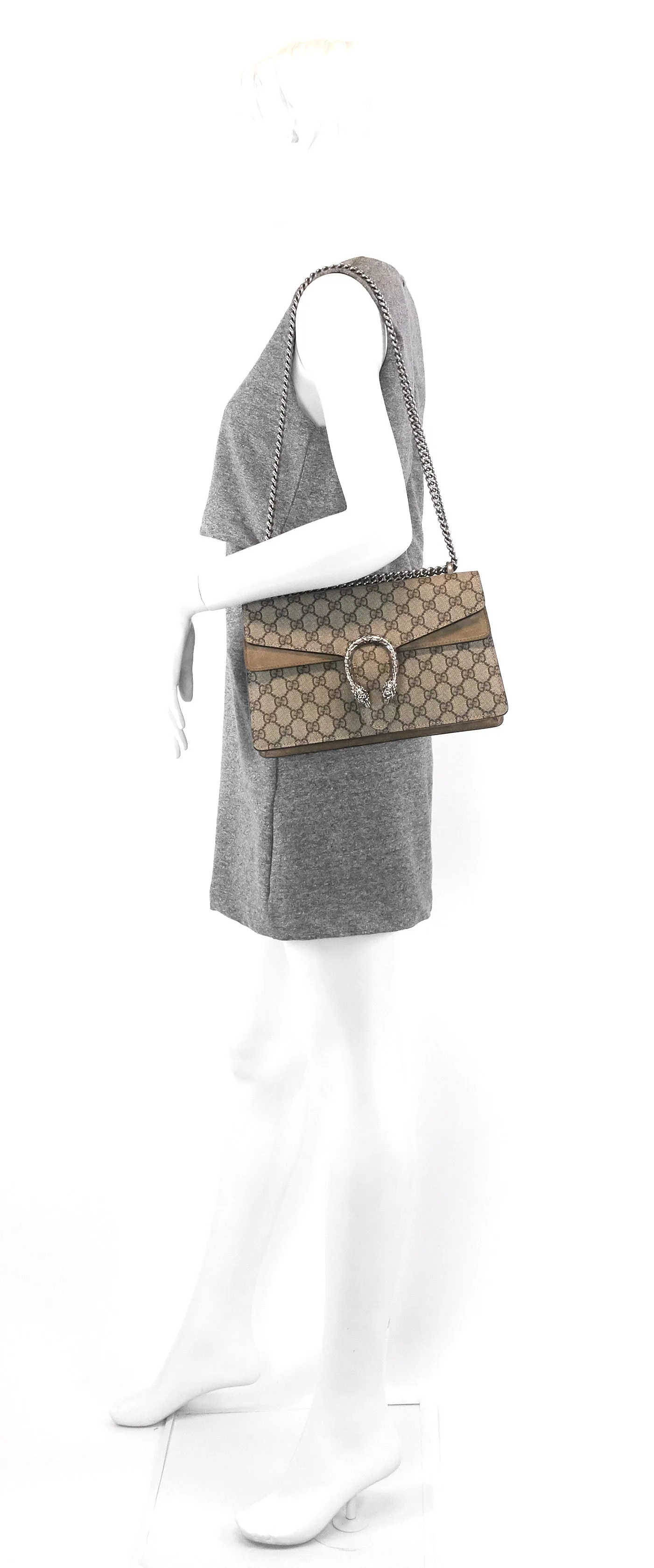 Dionysus GG Supreme Small Canvas Bag
