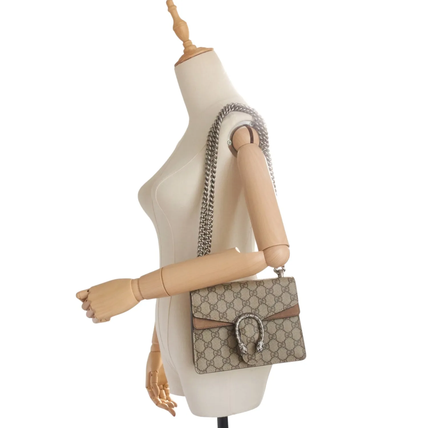 Dionysus Small GG Supreme Canvas Bag