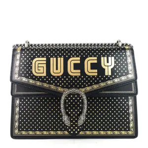Dionysus Star Print Medium Leather Bag
