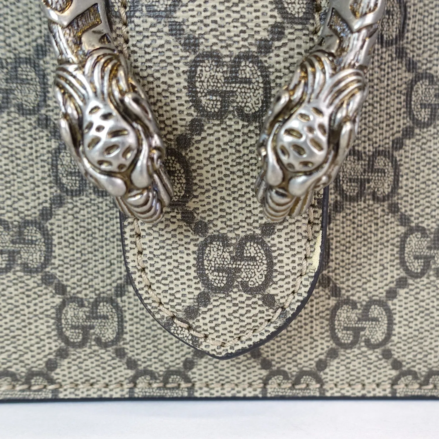Dionysus Supreme Monogram Canvas Medium Bag