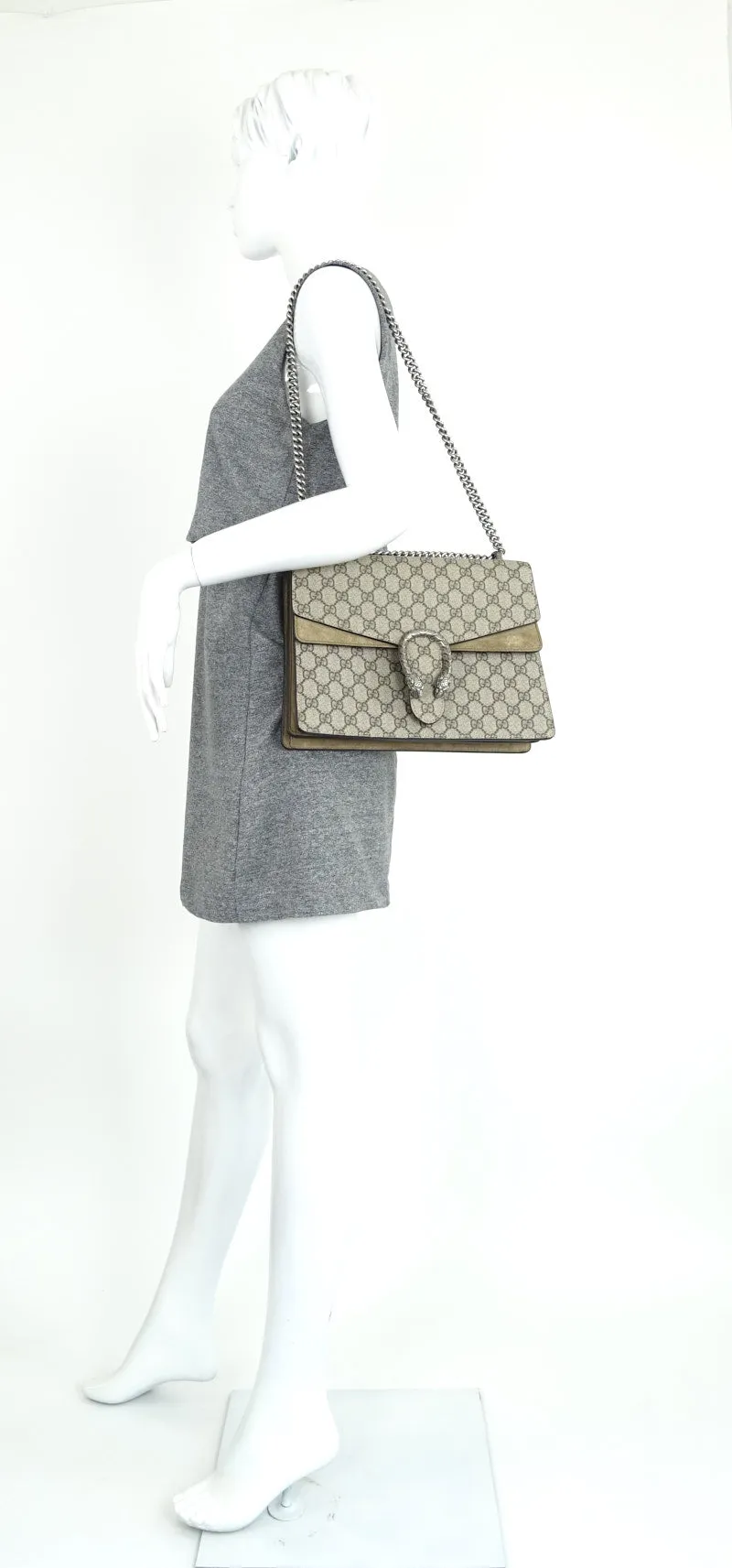 Dionysus Supreme Monogram Canvas Medium Bag