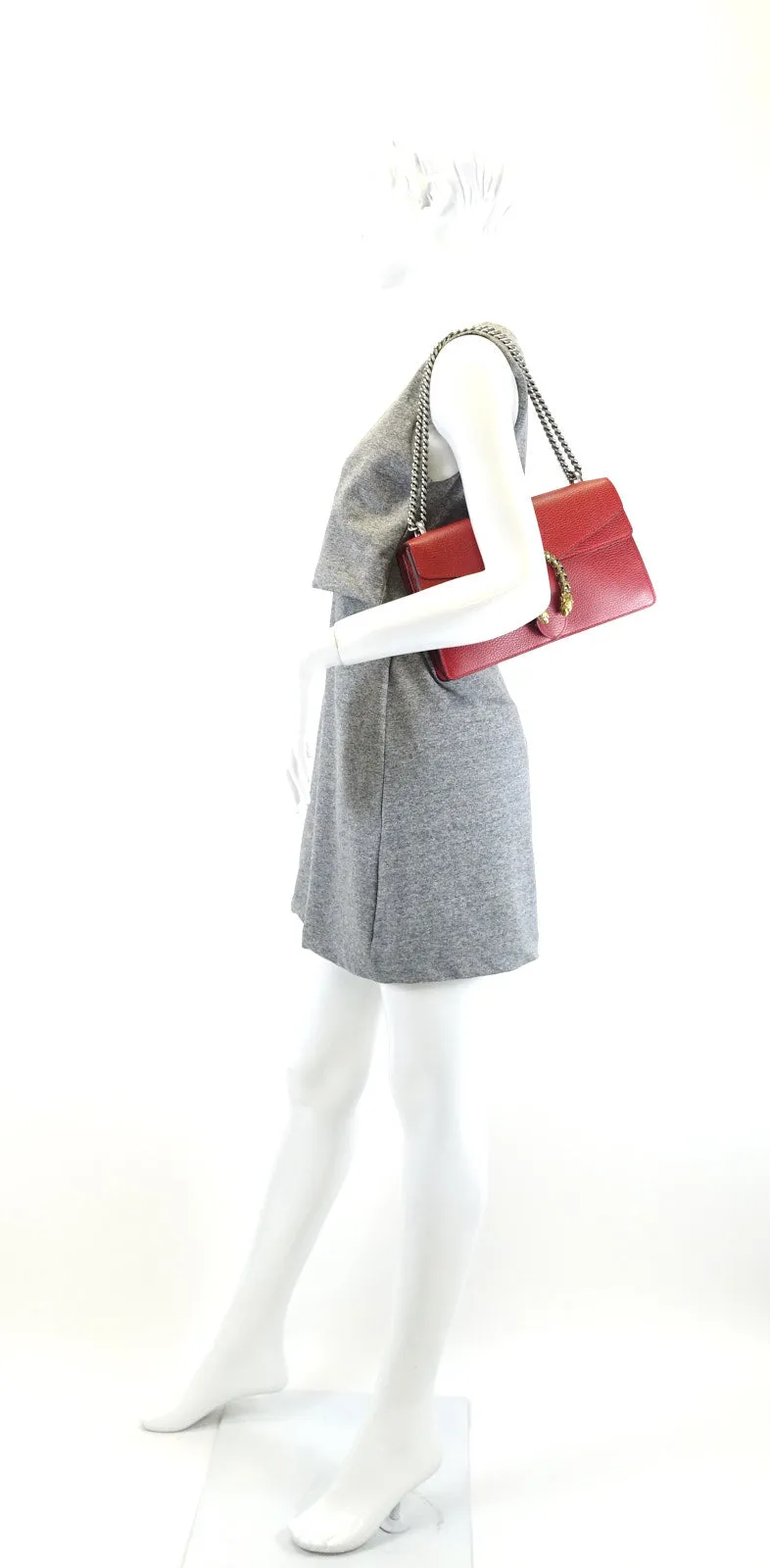 Dionysus Textured Leather Small Bag