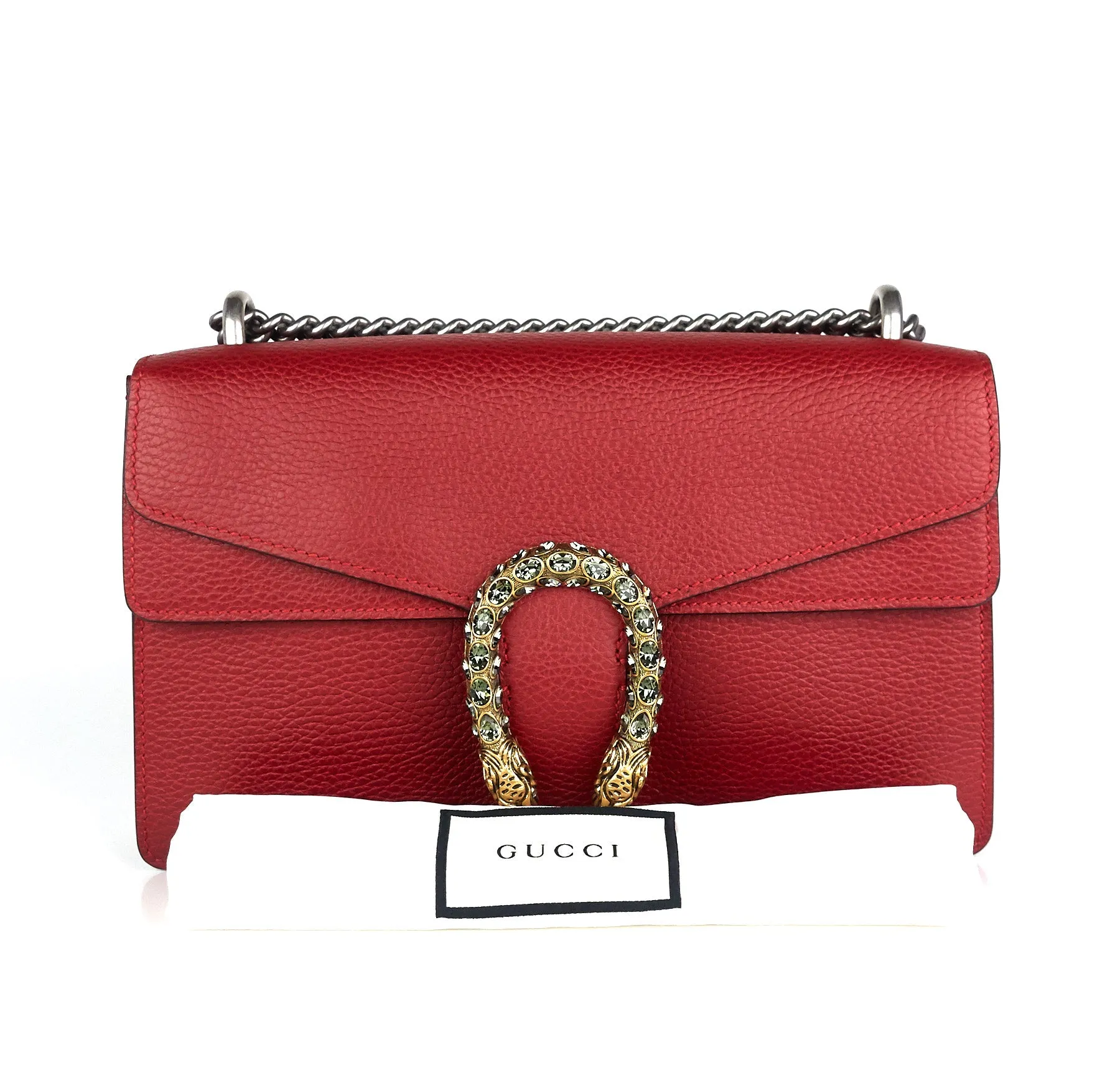 Dionysus Textured Leather Small Bag