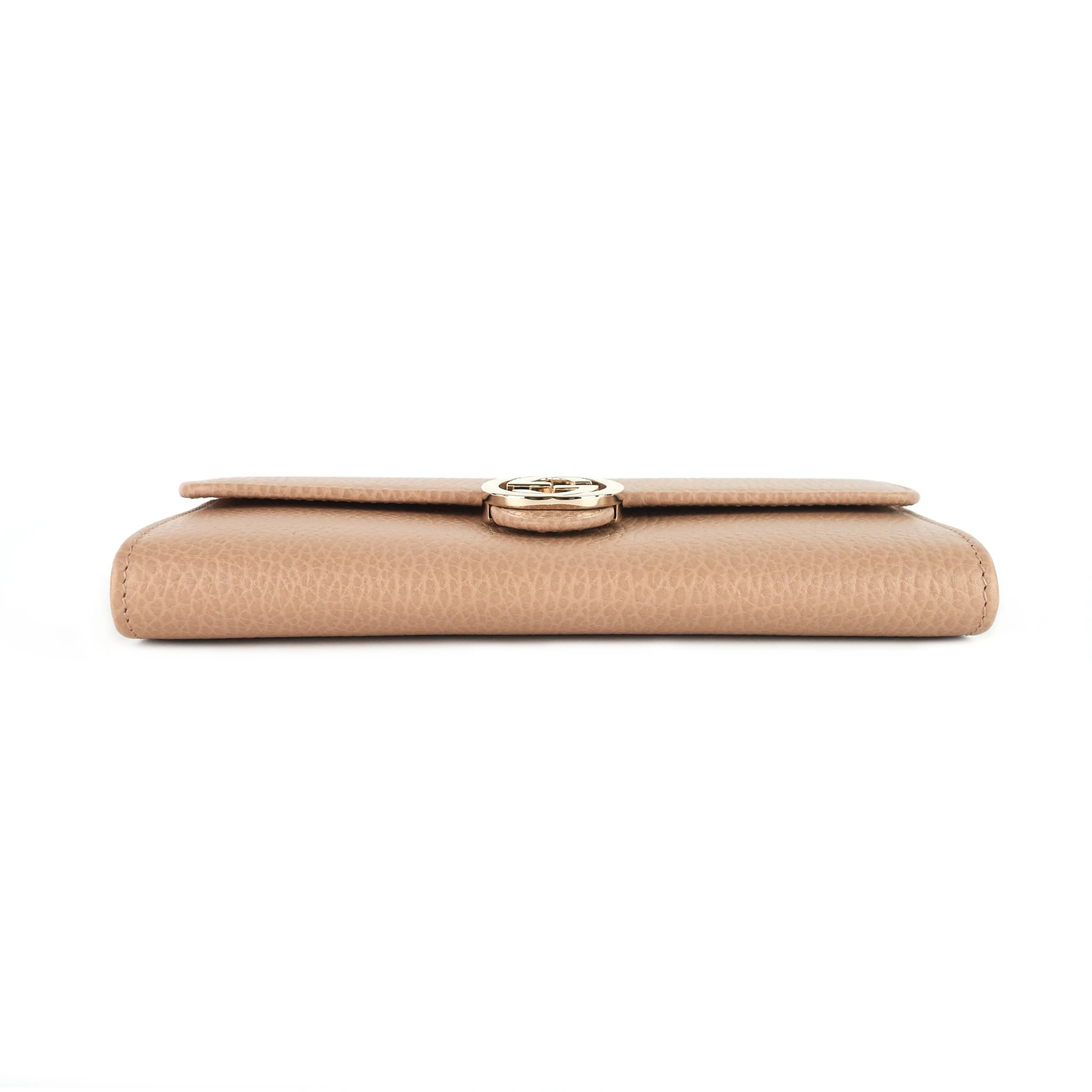 Dollar Interlocking G Continental Leather Wallet