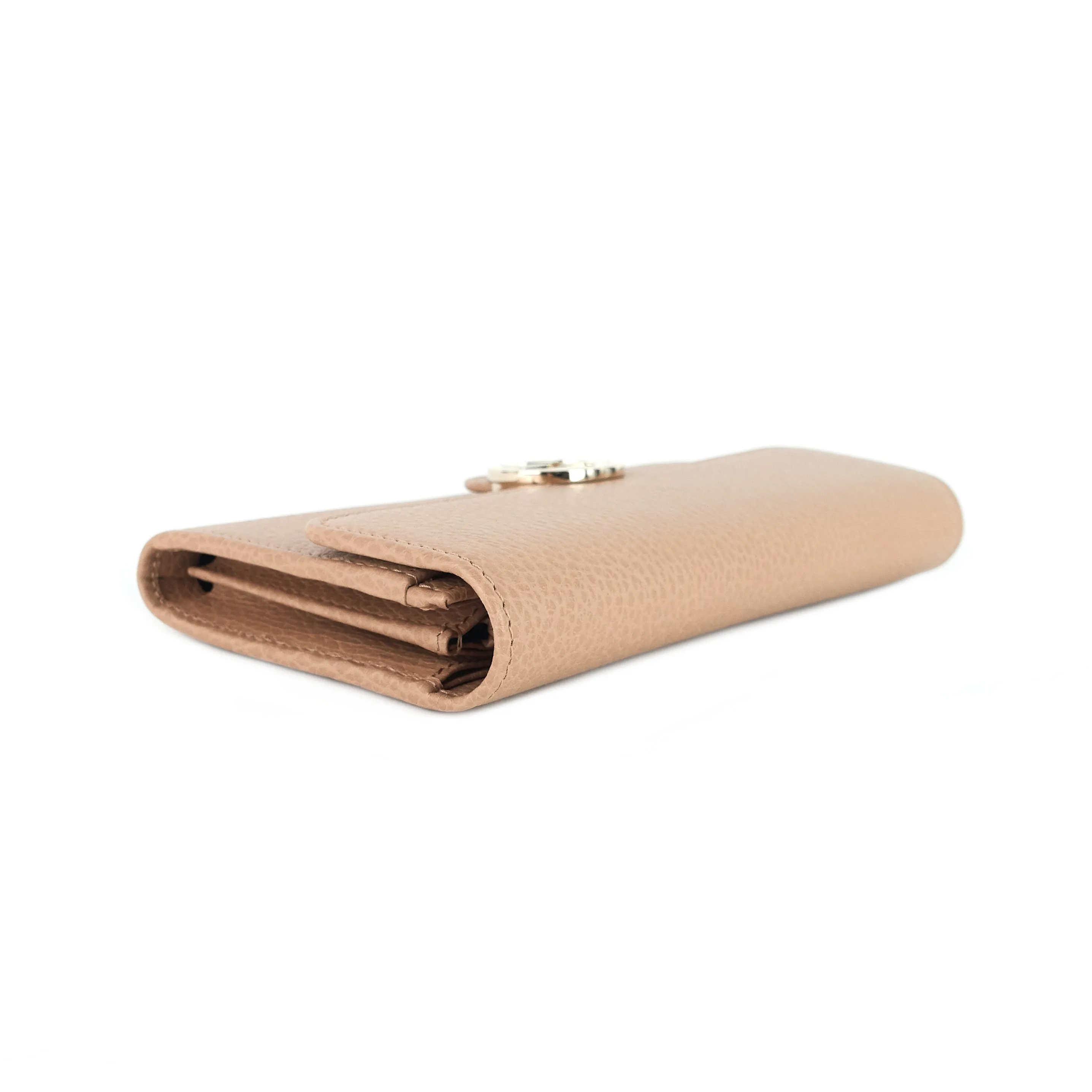 Dollar Interlocking G Continental Leather Wallet
