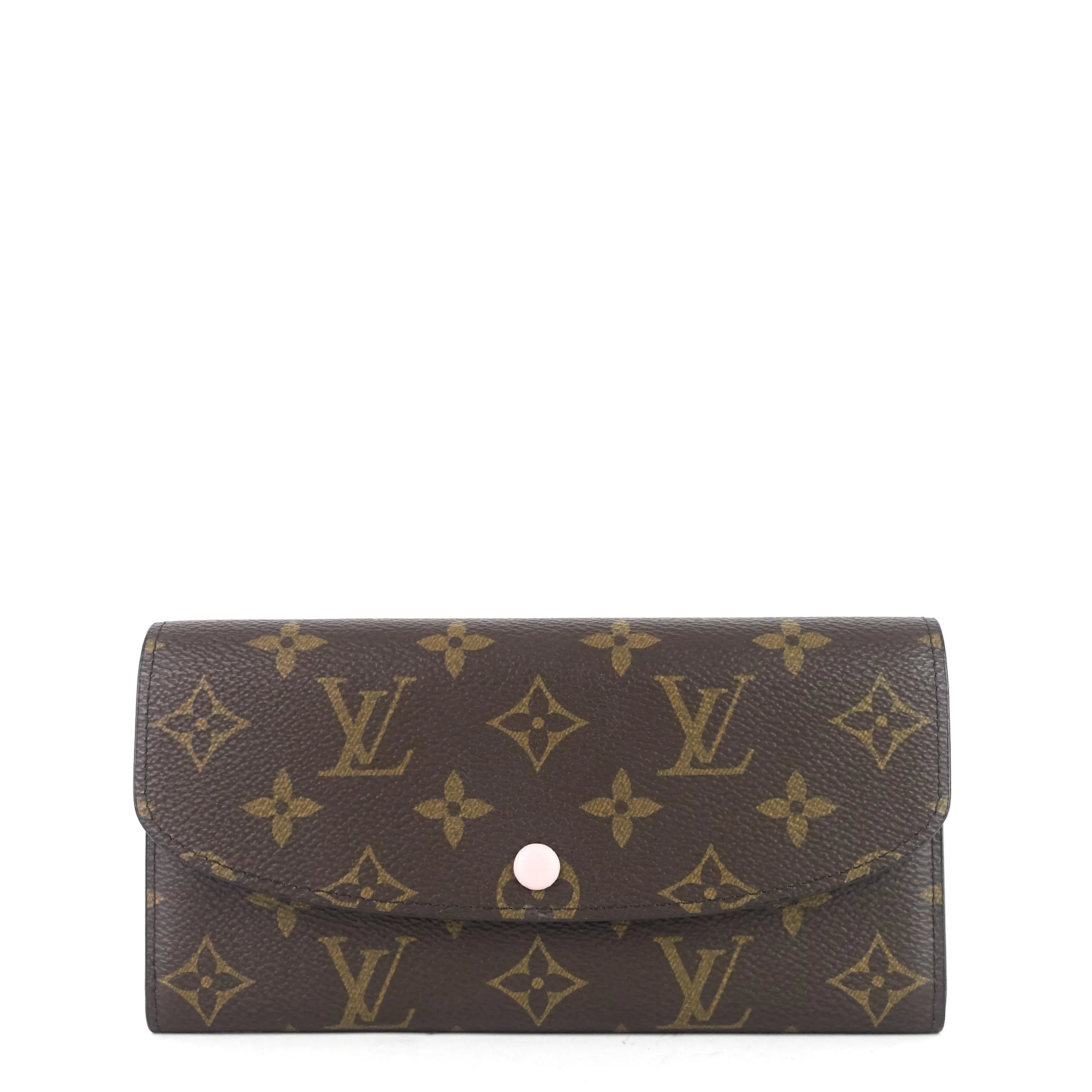 Emilie Monogram Canvas Wallet