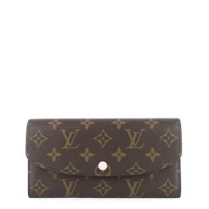 Emilie Monogram Canvas Wallet