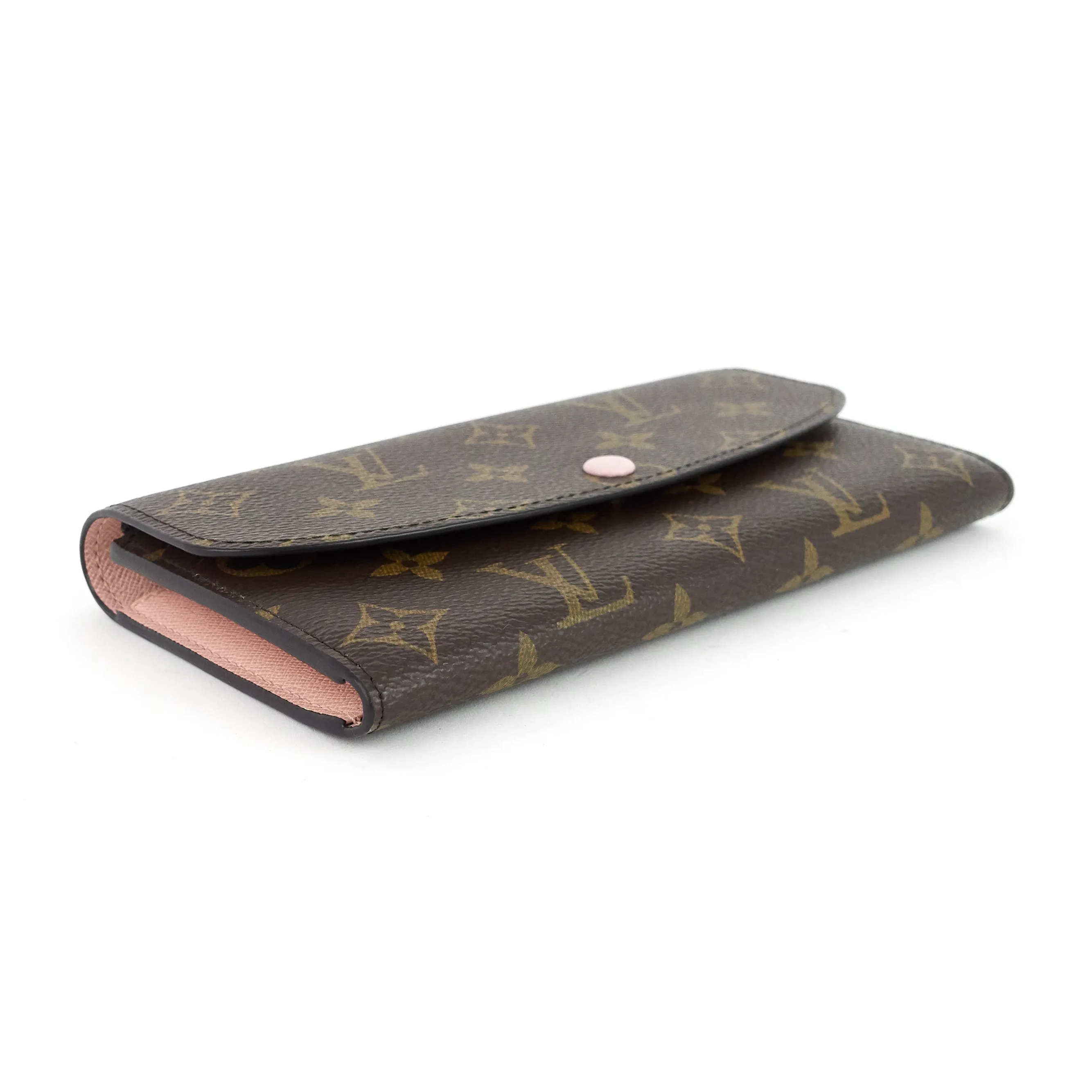 Emilie Monogram Canvas Wallet