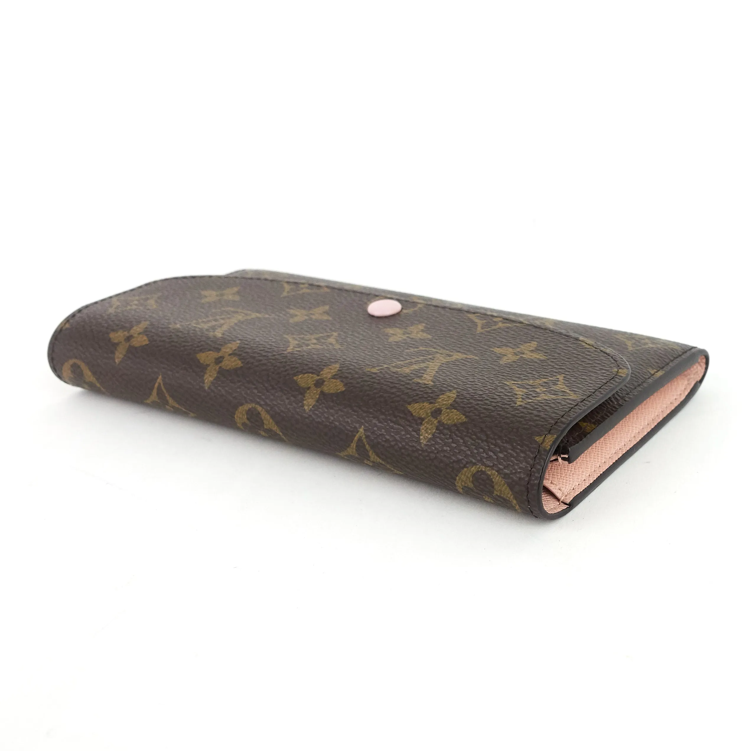 Emilie Monogram Canvas Wallet