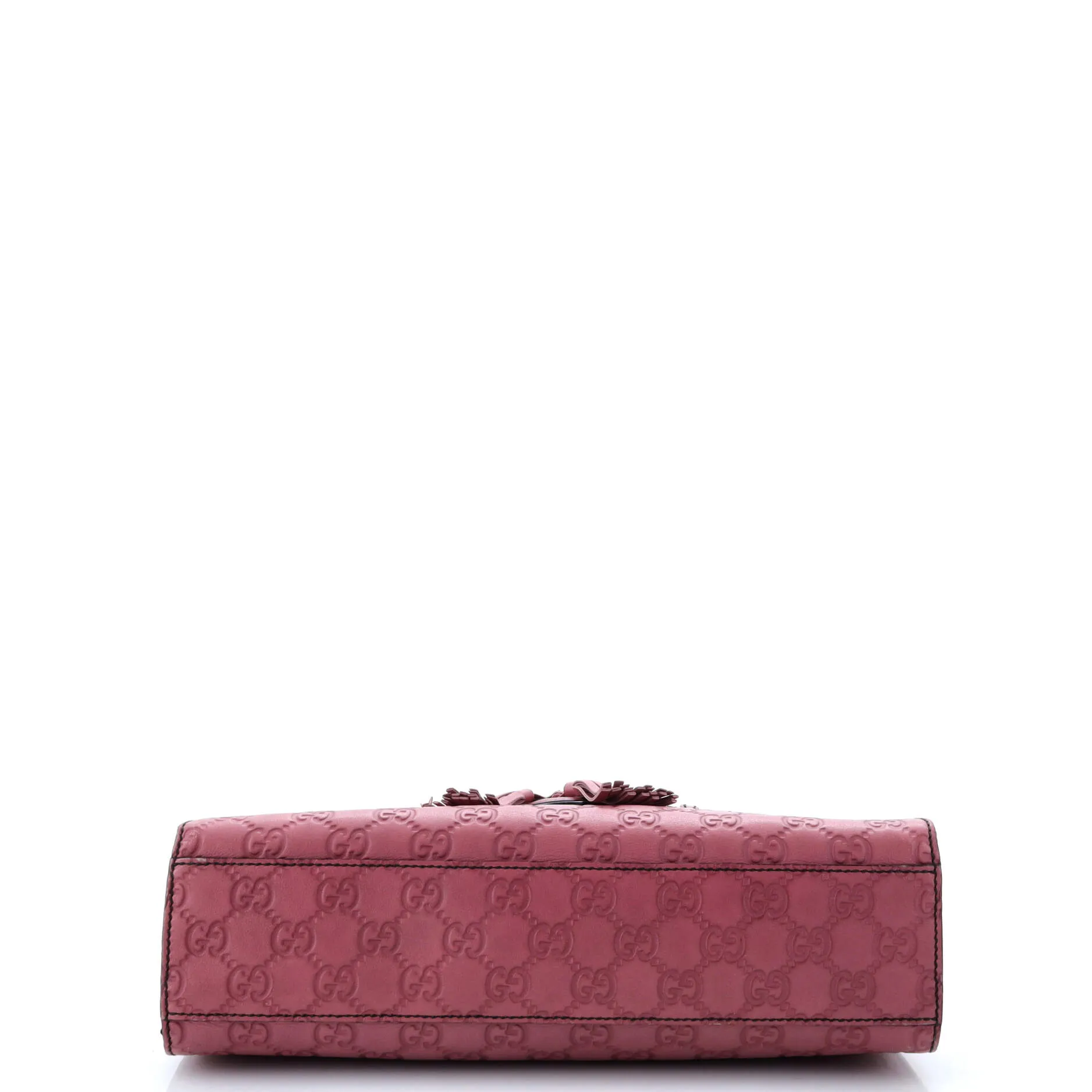 Emily Chain Flap Bag Guccissima Leather
