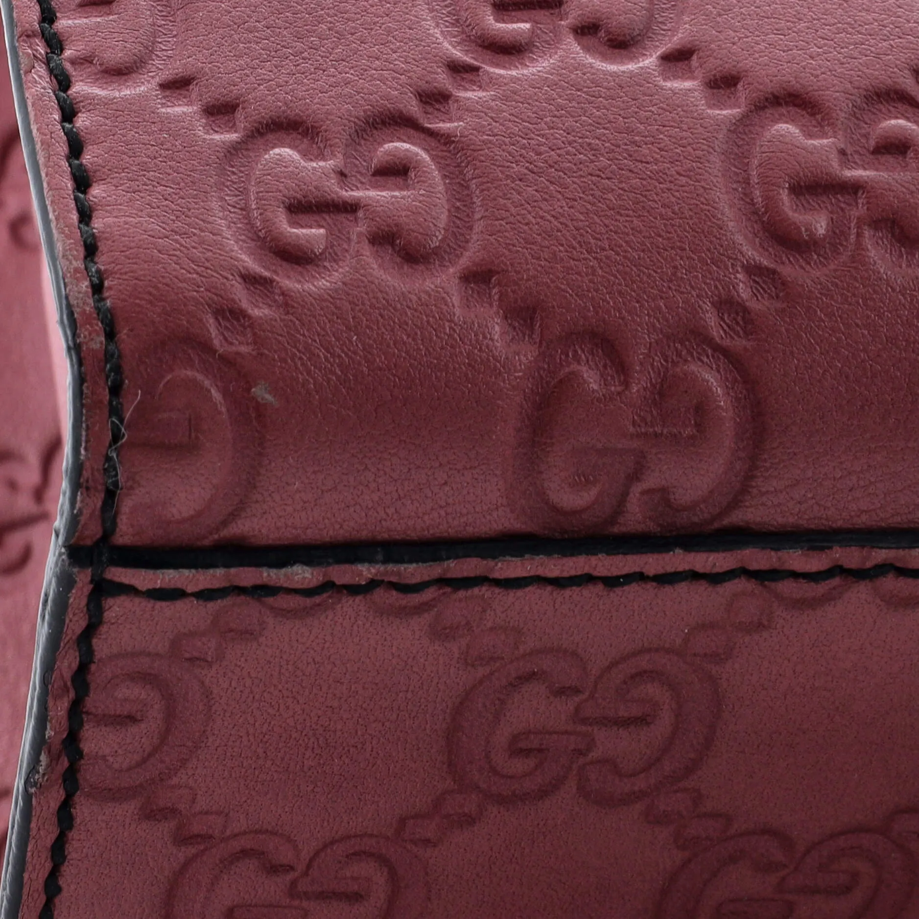 Emily Chain Flap Bag Guccissima Leather
