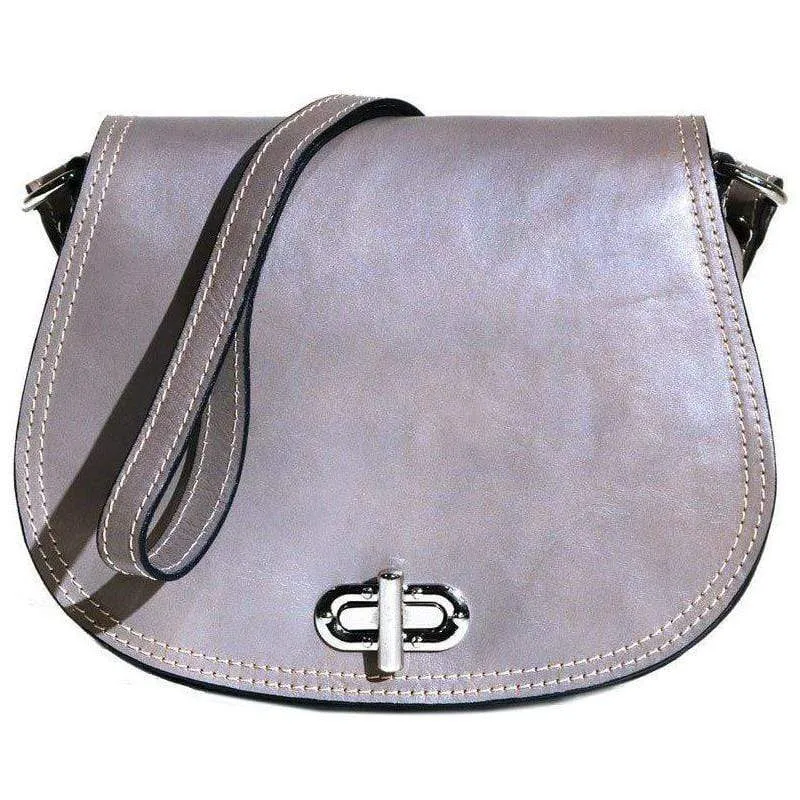 Floto Leather Firenze Saddle Shoulder Bag