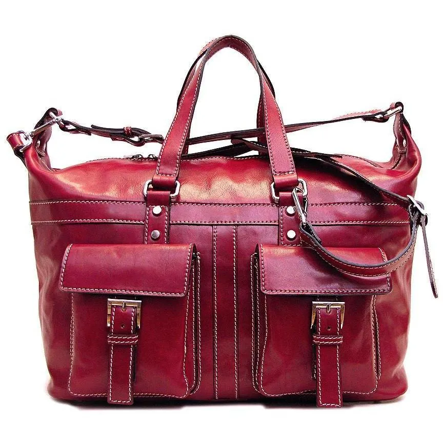 Floto Leather Milano Travel Bag