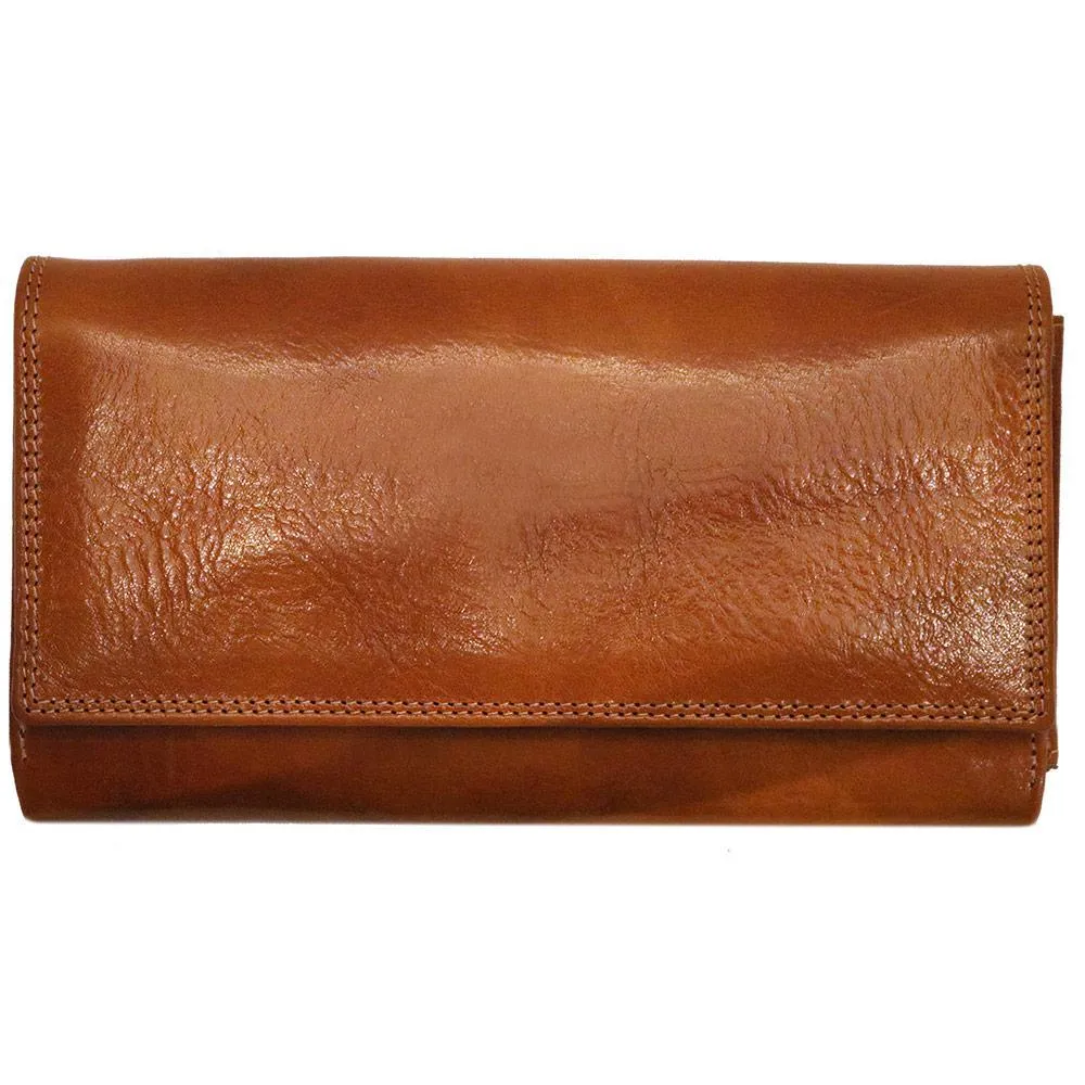 Floto Leather Roma Continental Wallet