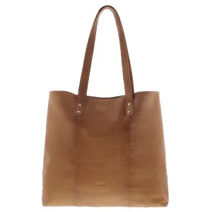 GABEE Belford Leather Tote TAN
