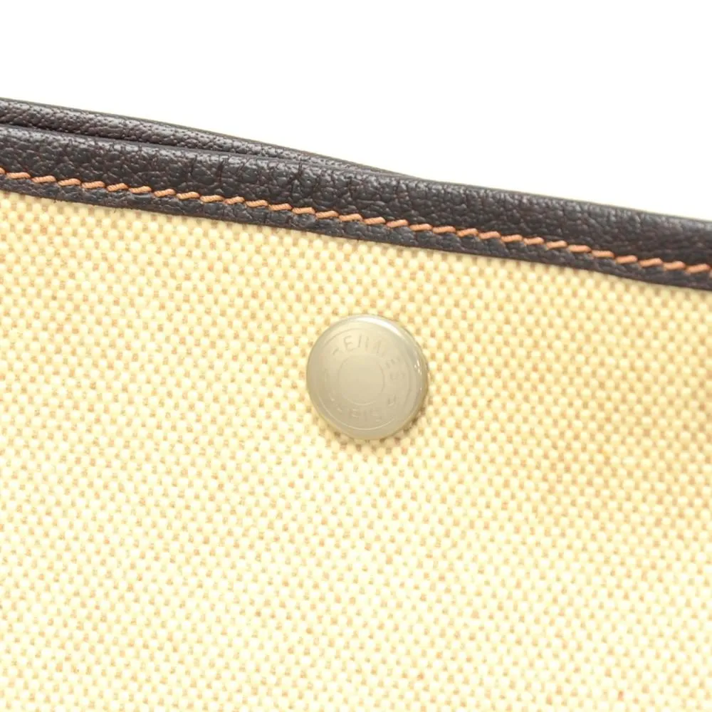 Garden Party 30 Beige Canvas Bag
