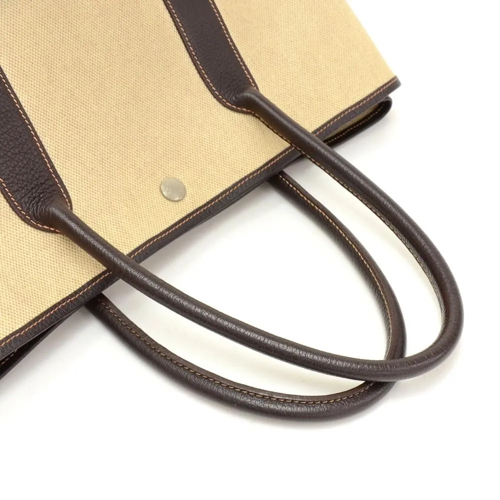 Garden Party 30 Beige Canvas Bag