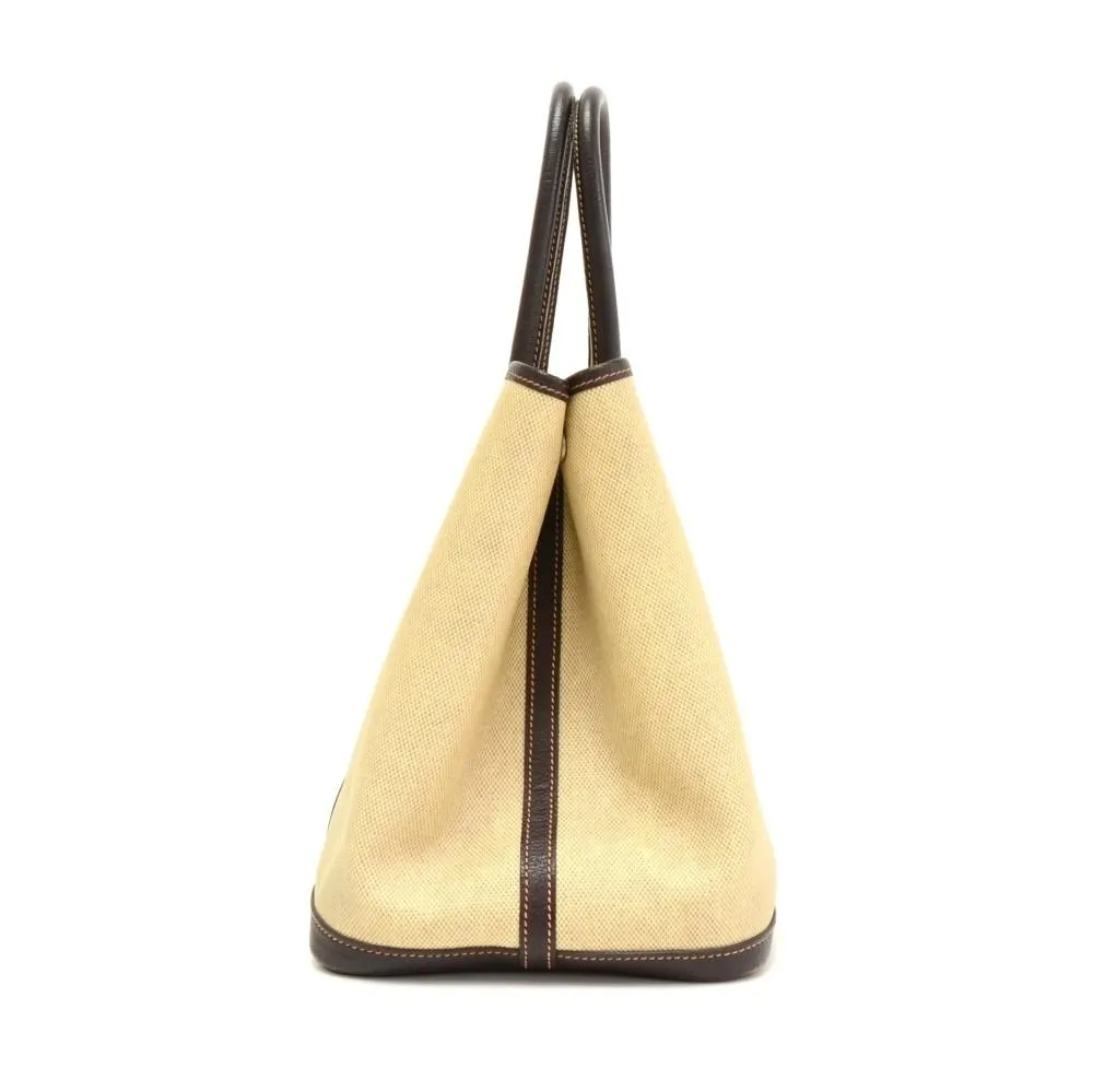 Garden Party 30 Beige Canvas Bag