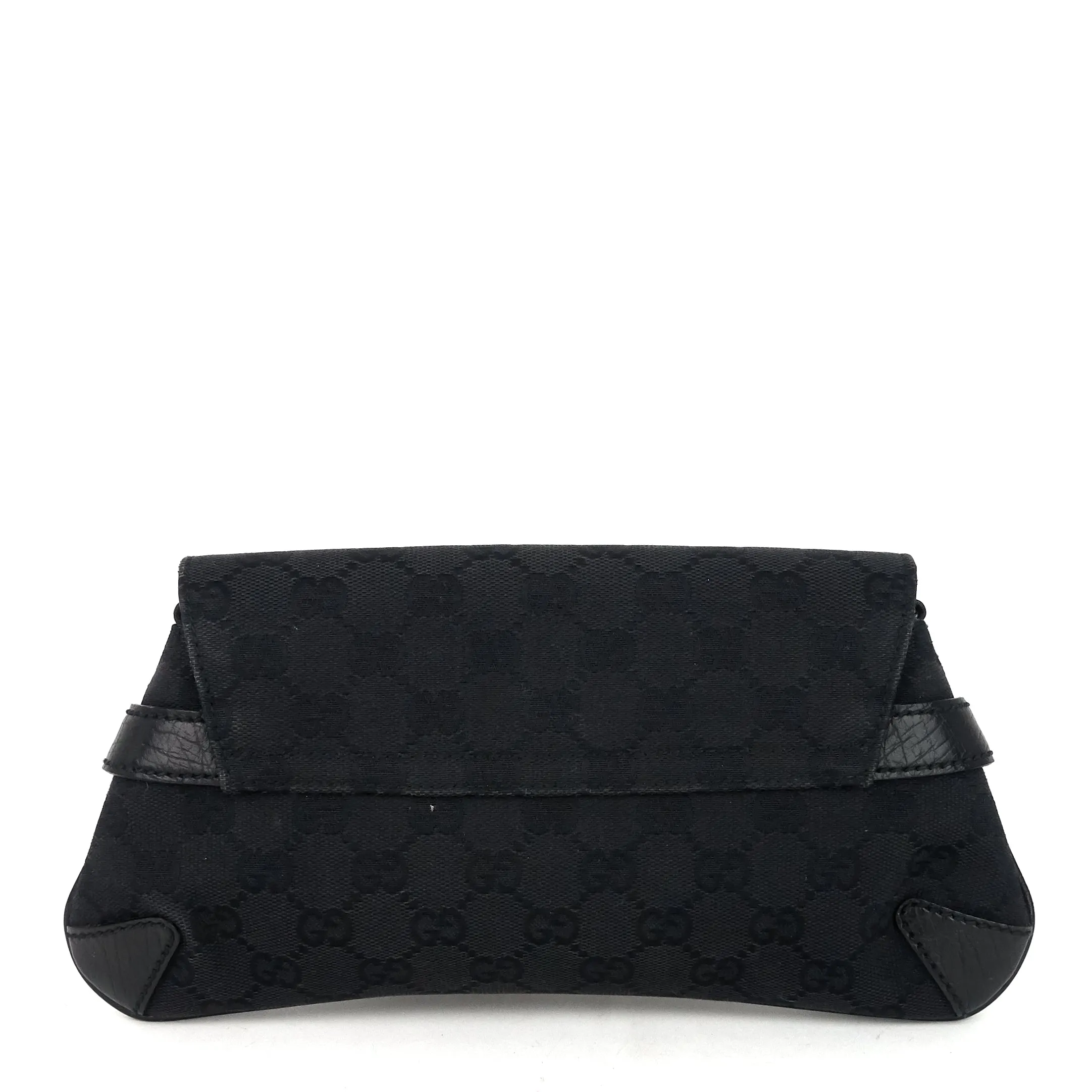 GG Canvas Horsebit Chain Clutch Bag