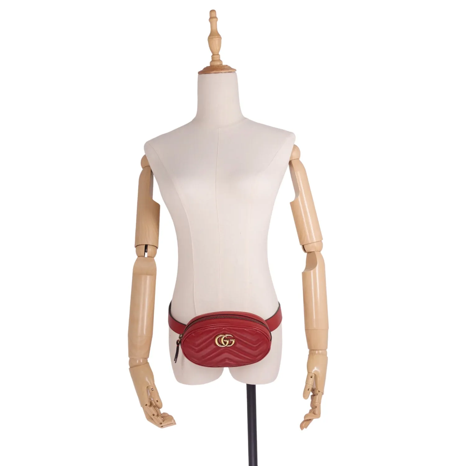 GG Marmont Calfskin Leather Belt Bag