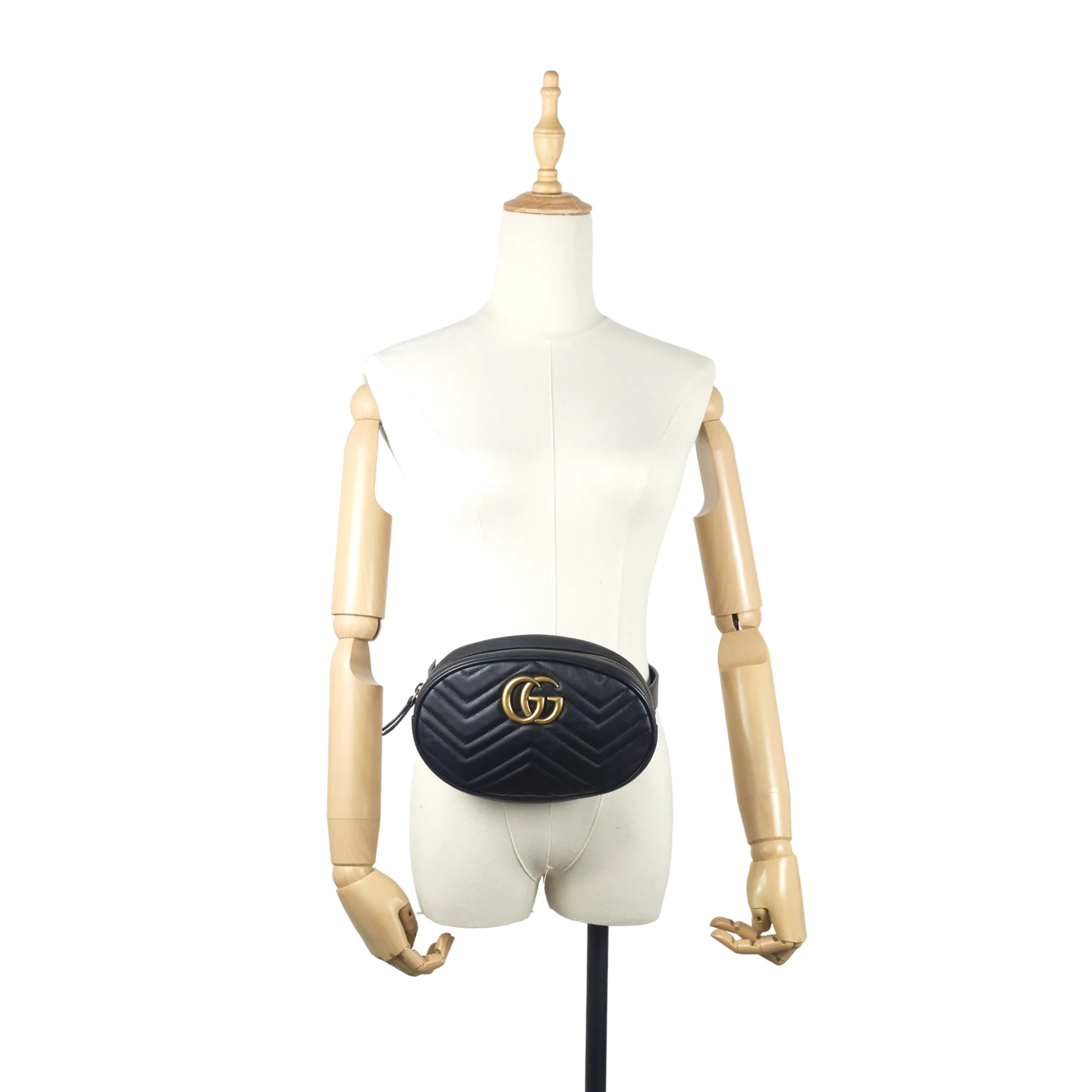 GG Marmont Calfskin Leather Belt Bag