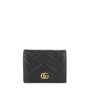 GG Marmont Calfskin Leather Wallet