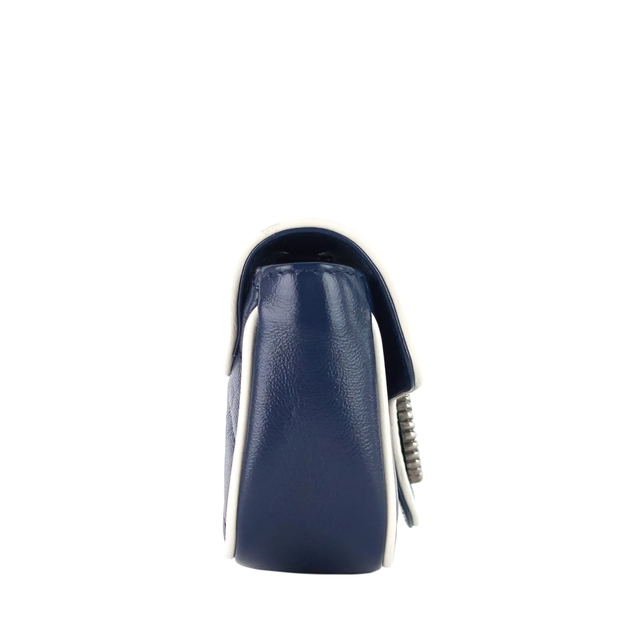 GG Marmont Diagonal Torchon Super Mini Leather Bag