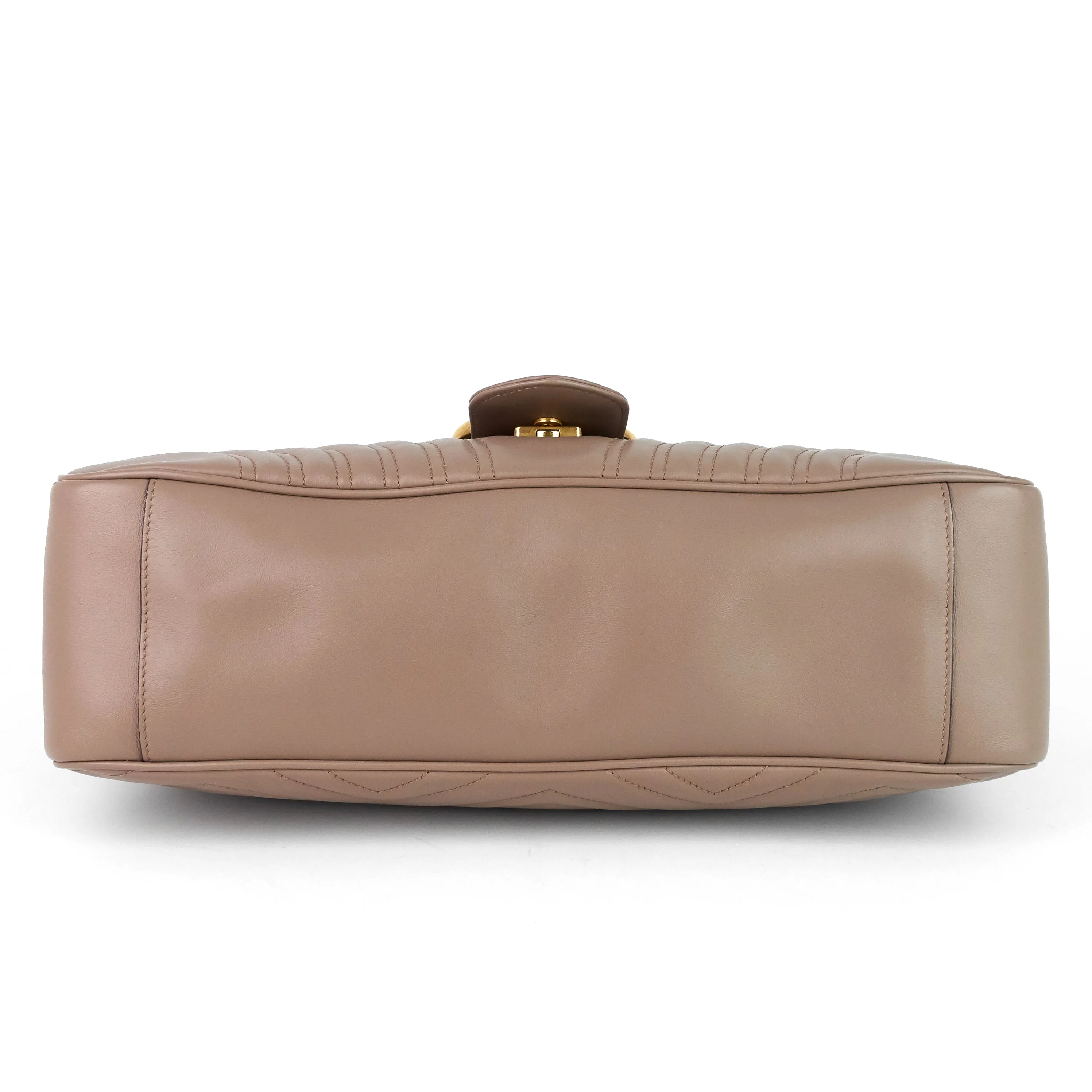GG Marmont Large Chevron Leather Bag