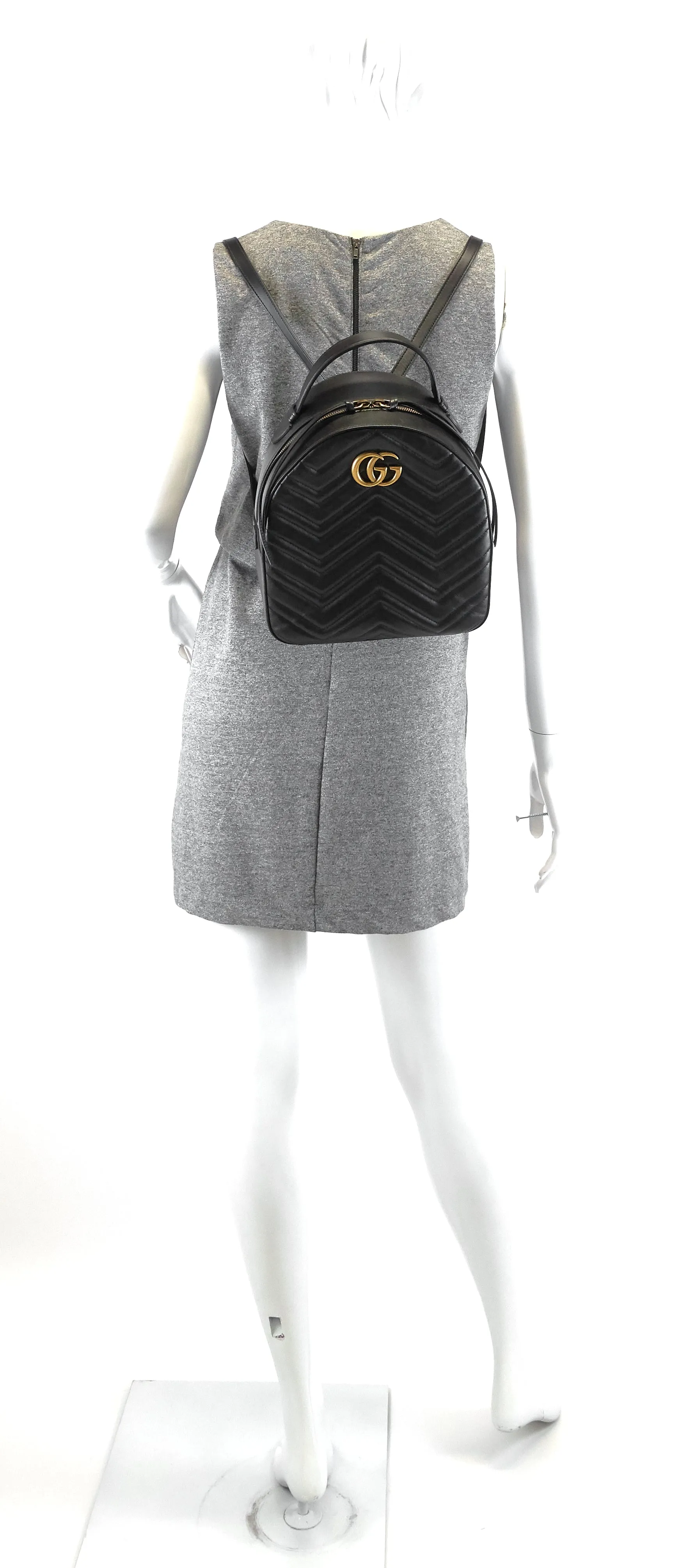 GG Marmont Matelasse Calf Leather Backpack