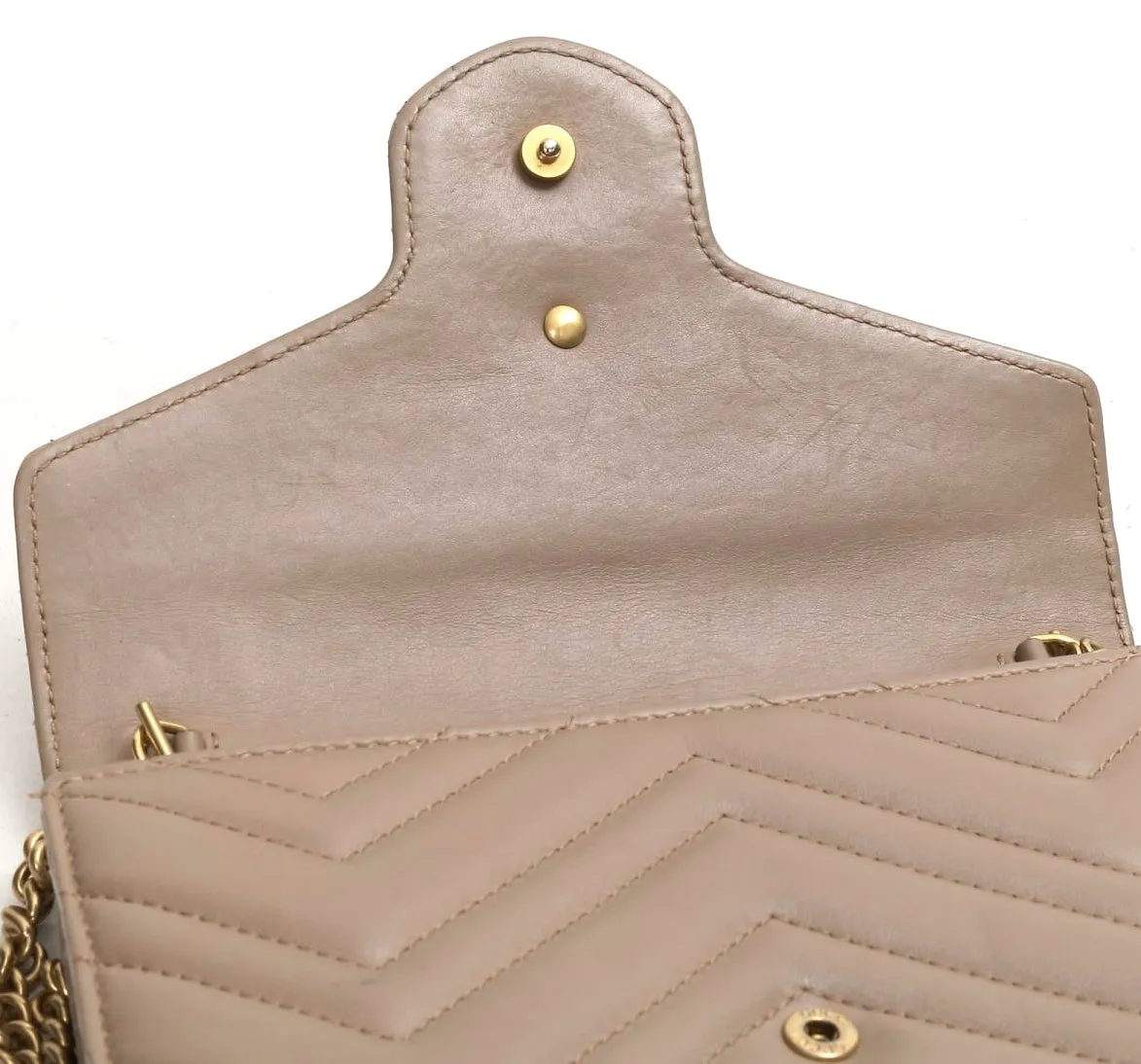 GG Marmont Matelasse Leather Wallet on a Chain Bag