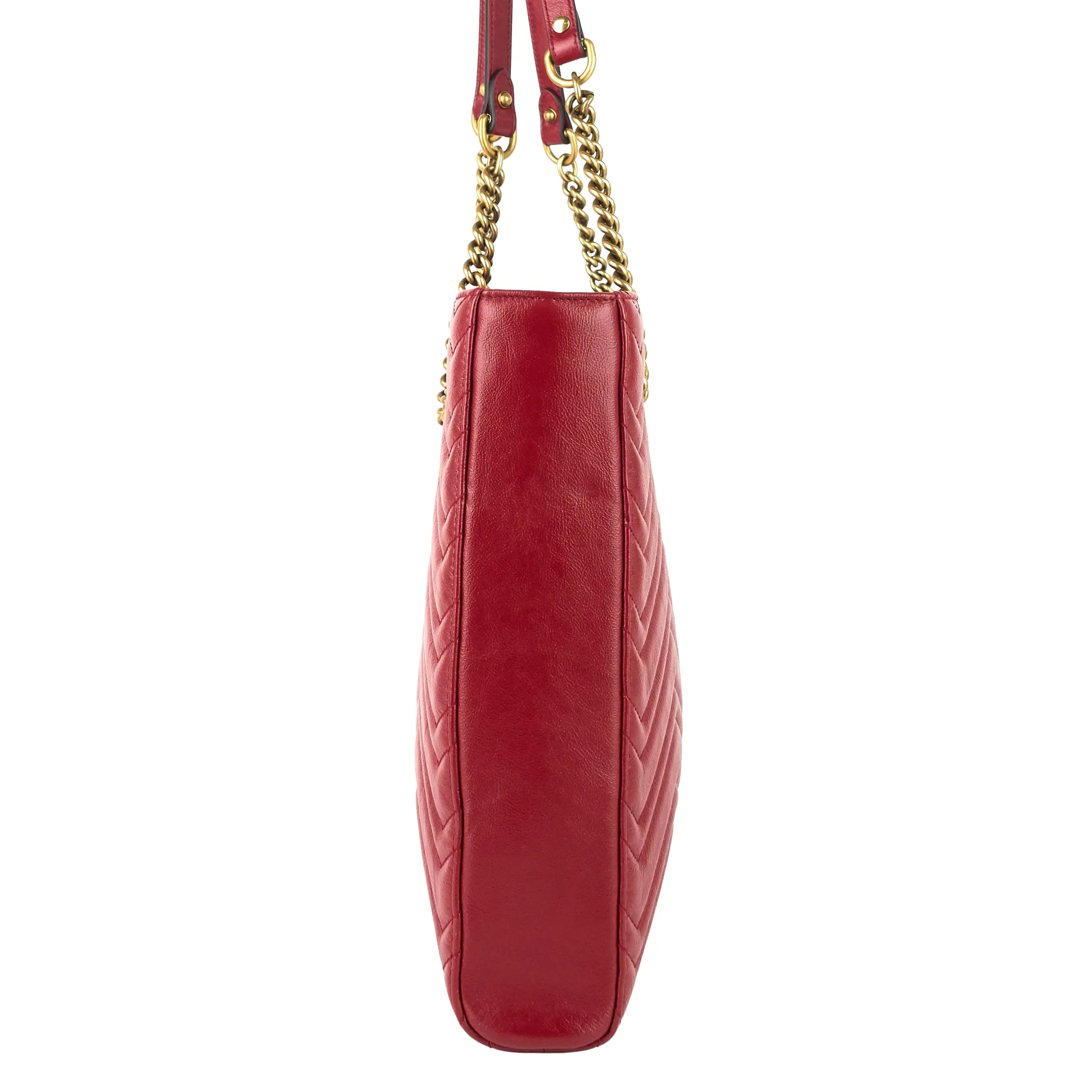 GG Marmont Medium Matelass Leather Tote Bag