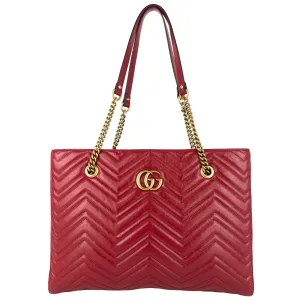 GG Marmont Medium Matelass Leather Tote Bag
