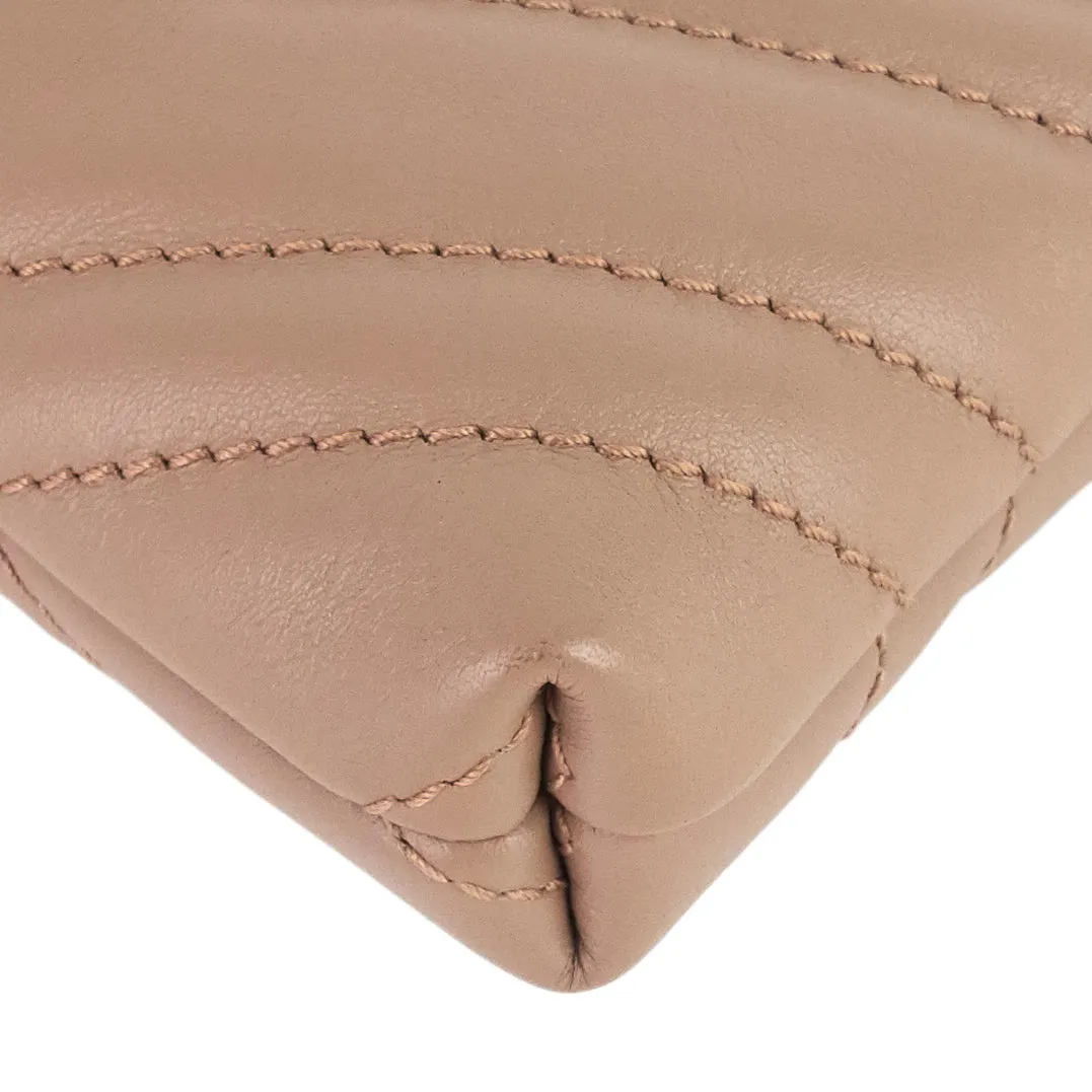 GG Marmont Mini Calfskin Leather Bag