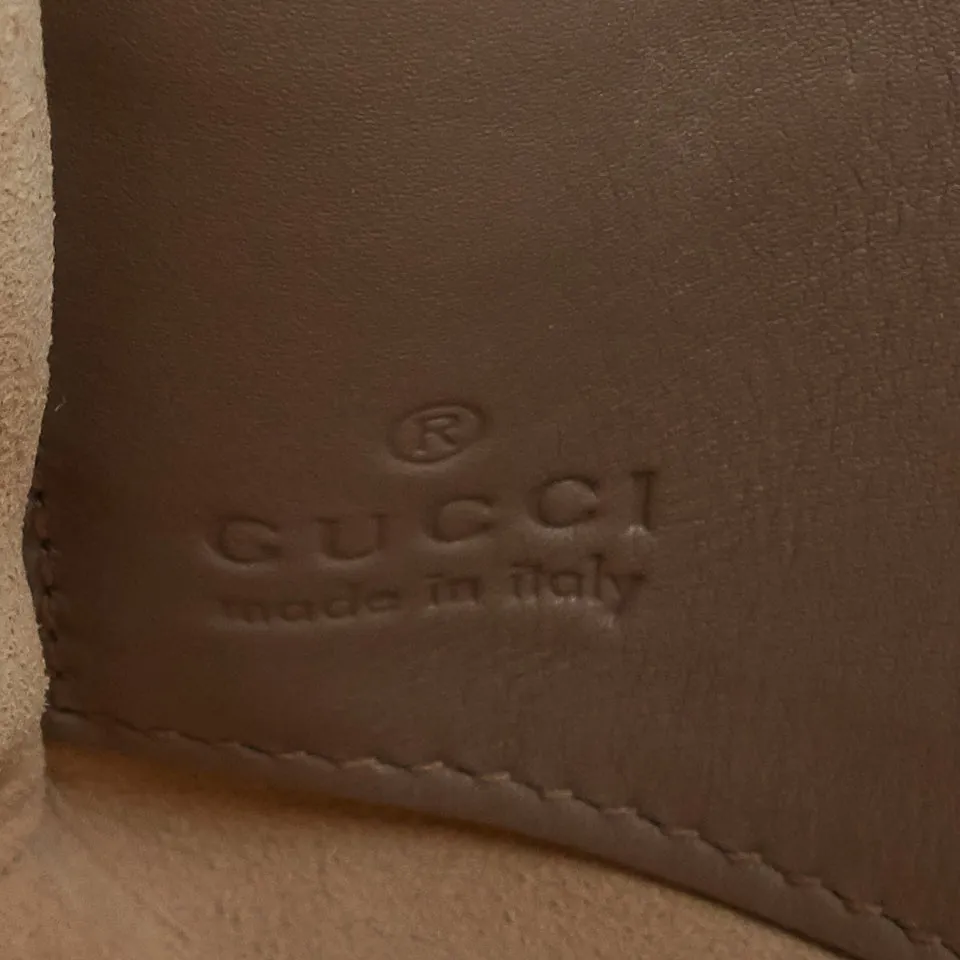 GG Marmont Mini Calfskin Leather Bag