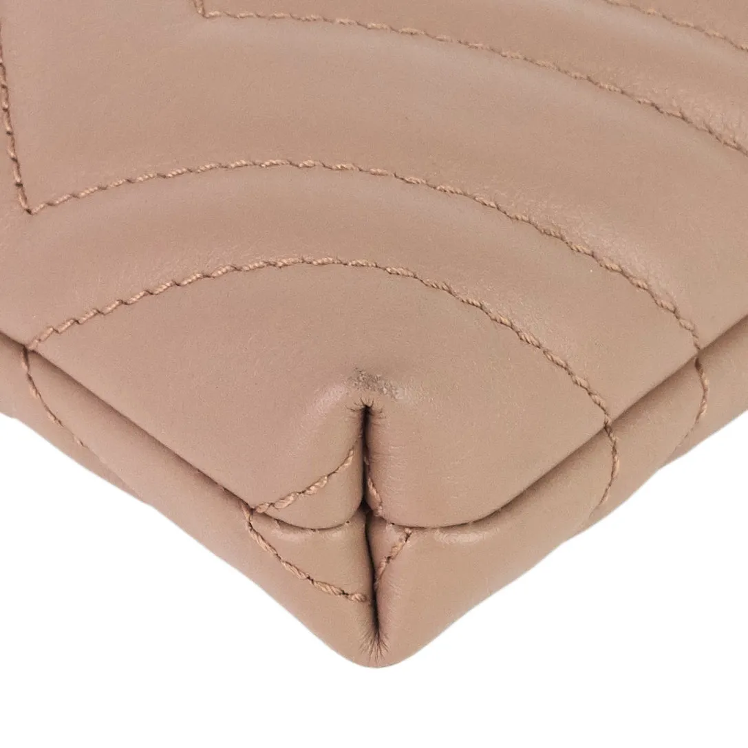 GG Marmont Mini Calfskin Leather Bag