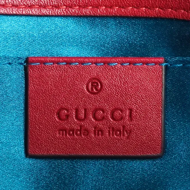 GG Marmont Mini Chevron Velvet Bag