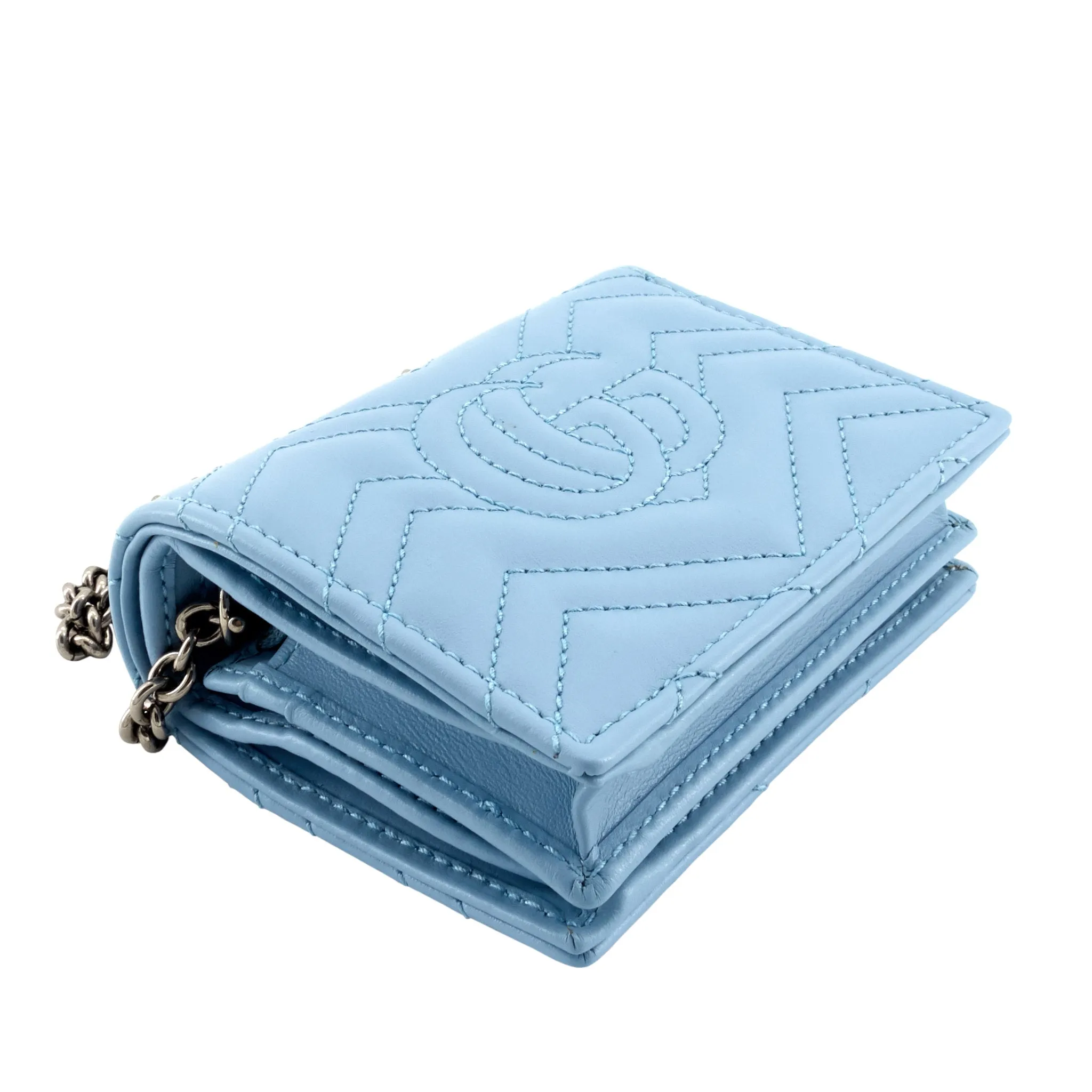 GG Marmont Mini Matelasse Wallet on Chain