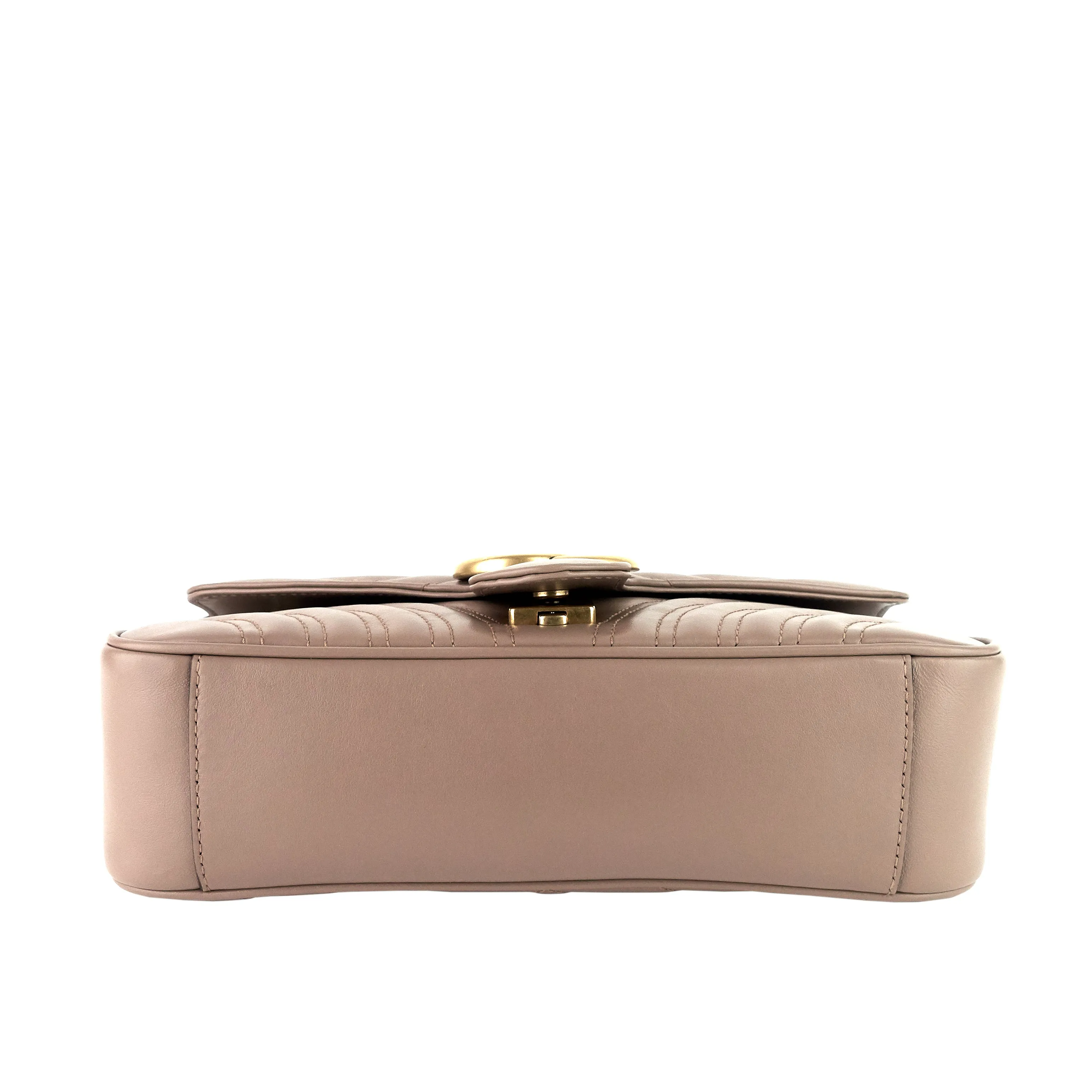 GG Marmont Small Leather Flap Bag