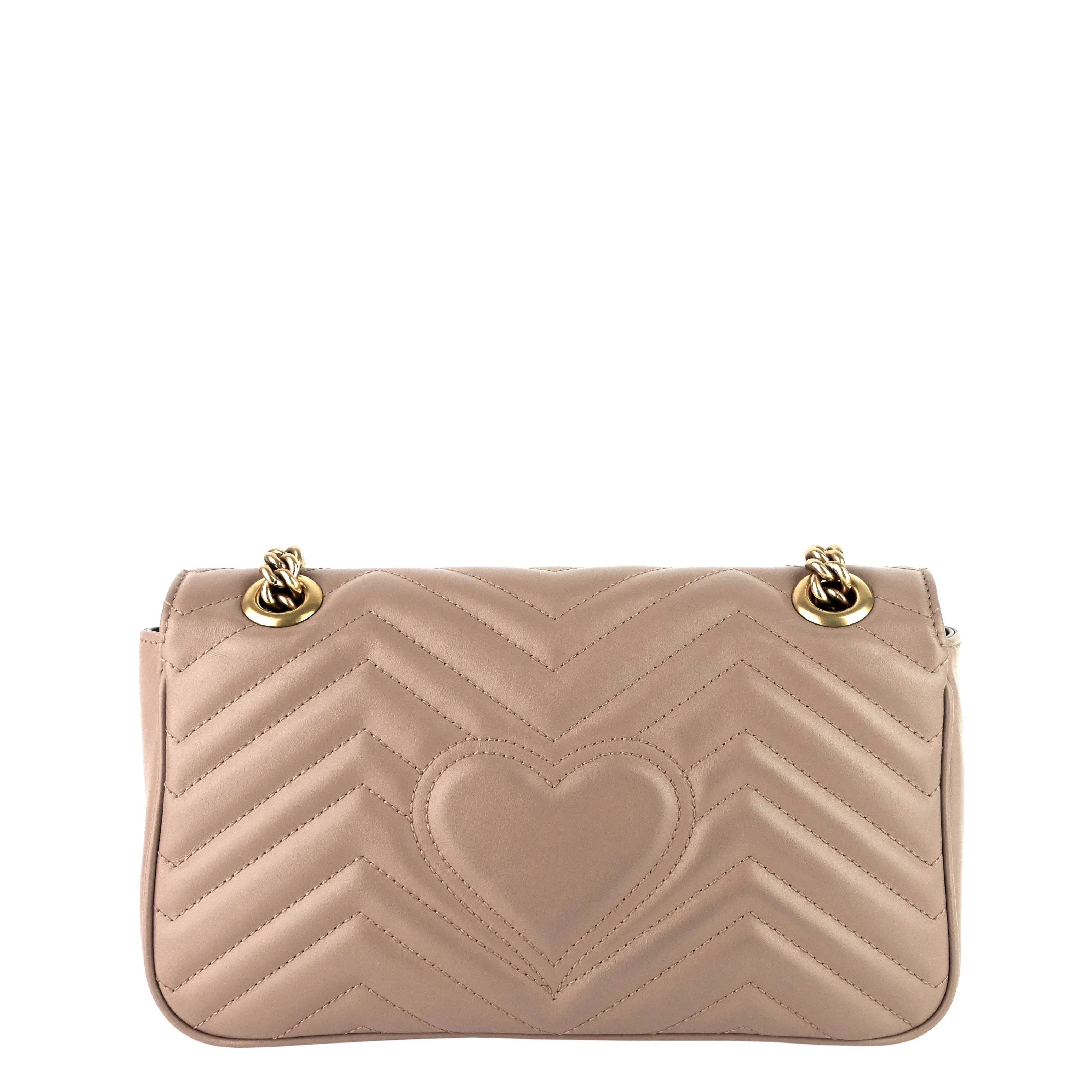 GG Marmont Small Leather Flap Bag