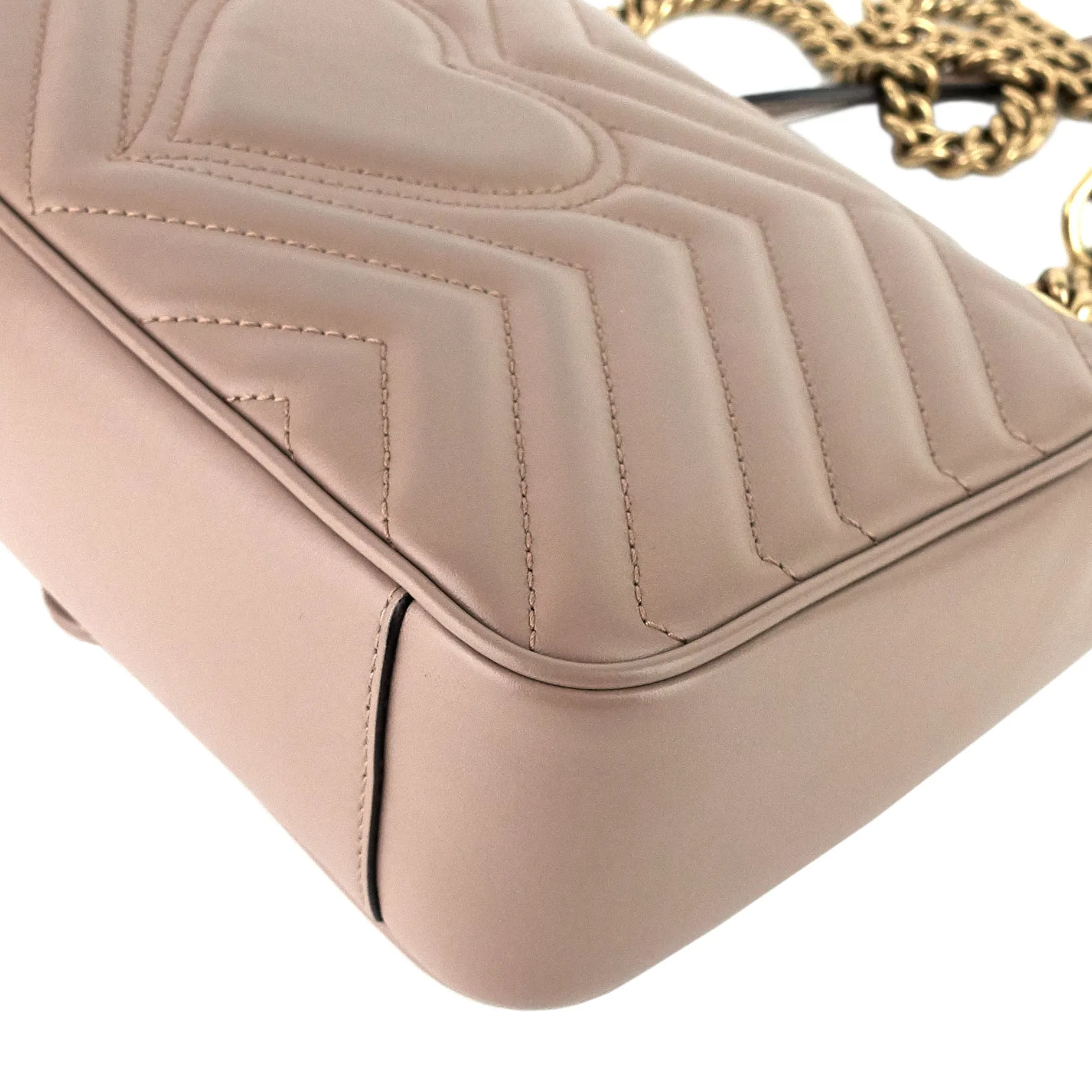 GG Marmont Small Leather Flap Bag