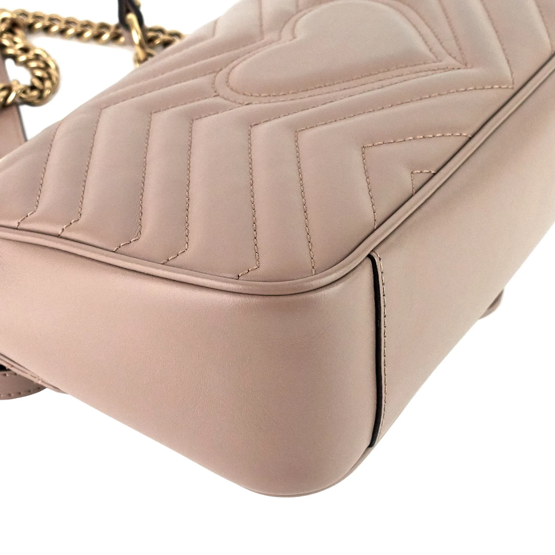 GG Marmont Small Leather Flap Bag