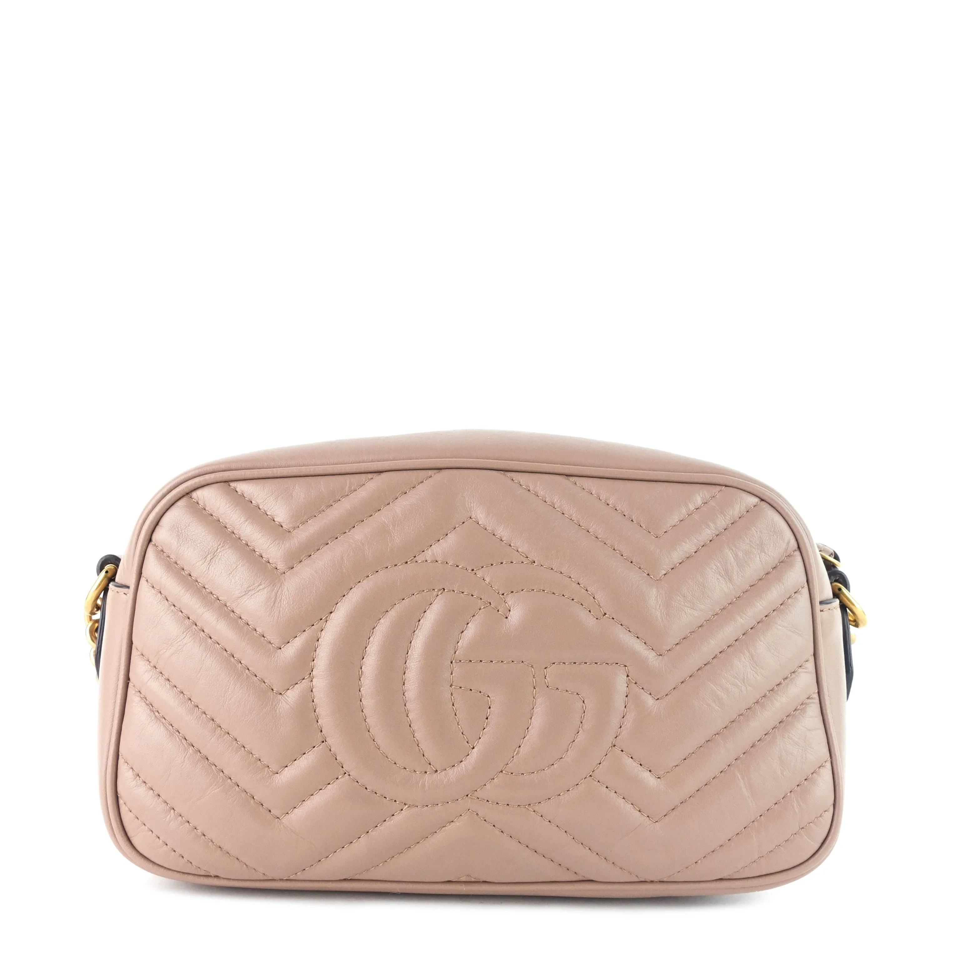 GG Marmont Small Matelass Calfskin Camera Bag
