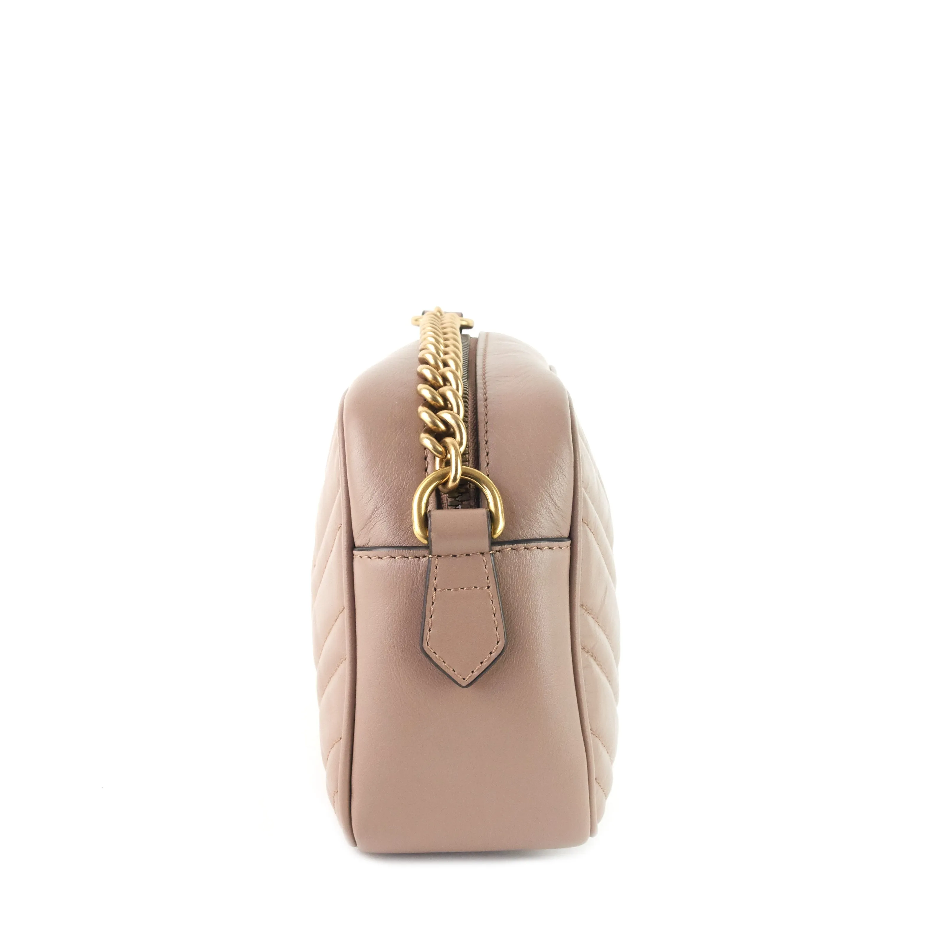 GG Marmont Small Matelass Calfskin Camera Bag