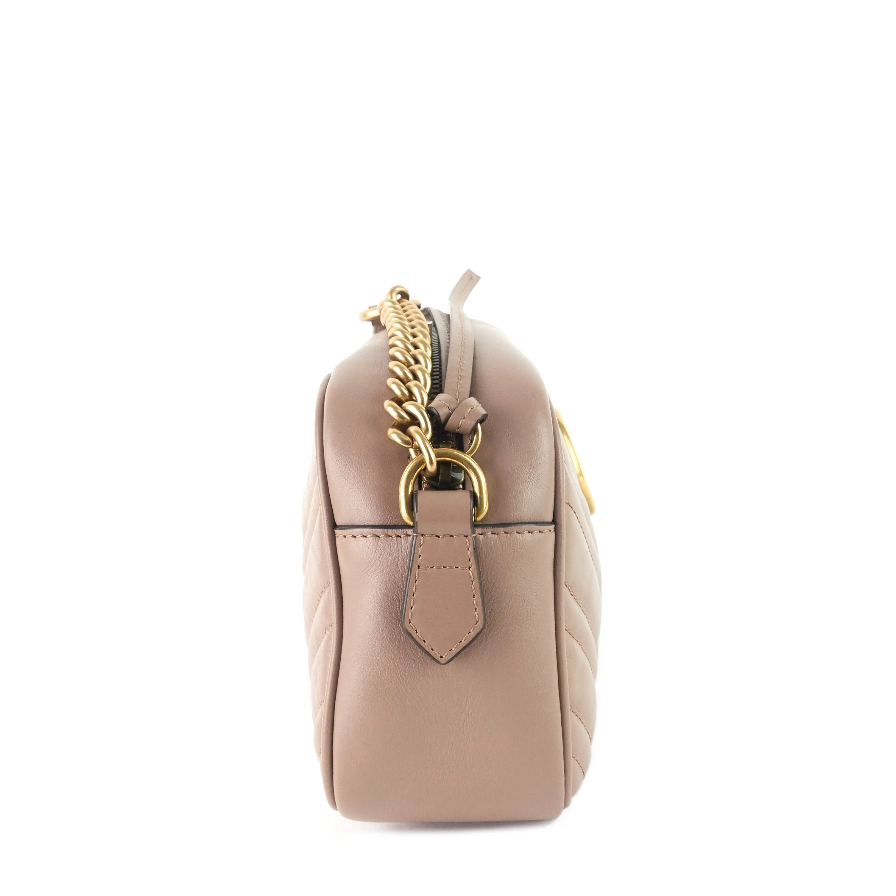GG Marmont Small Matelass Calfskin Camera Bag
